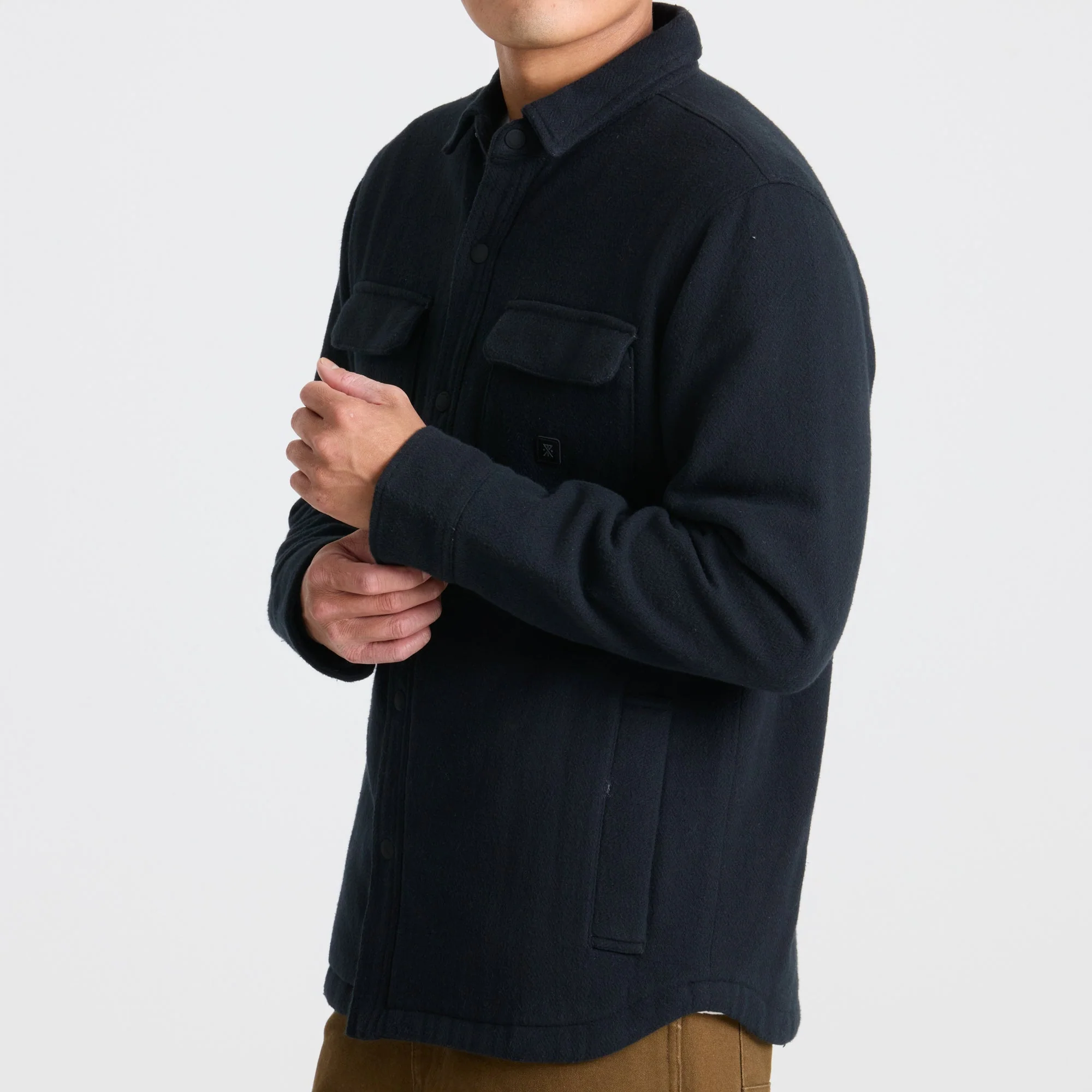 Backwoods Overshirt Jacket - Black - Image 6