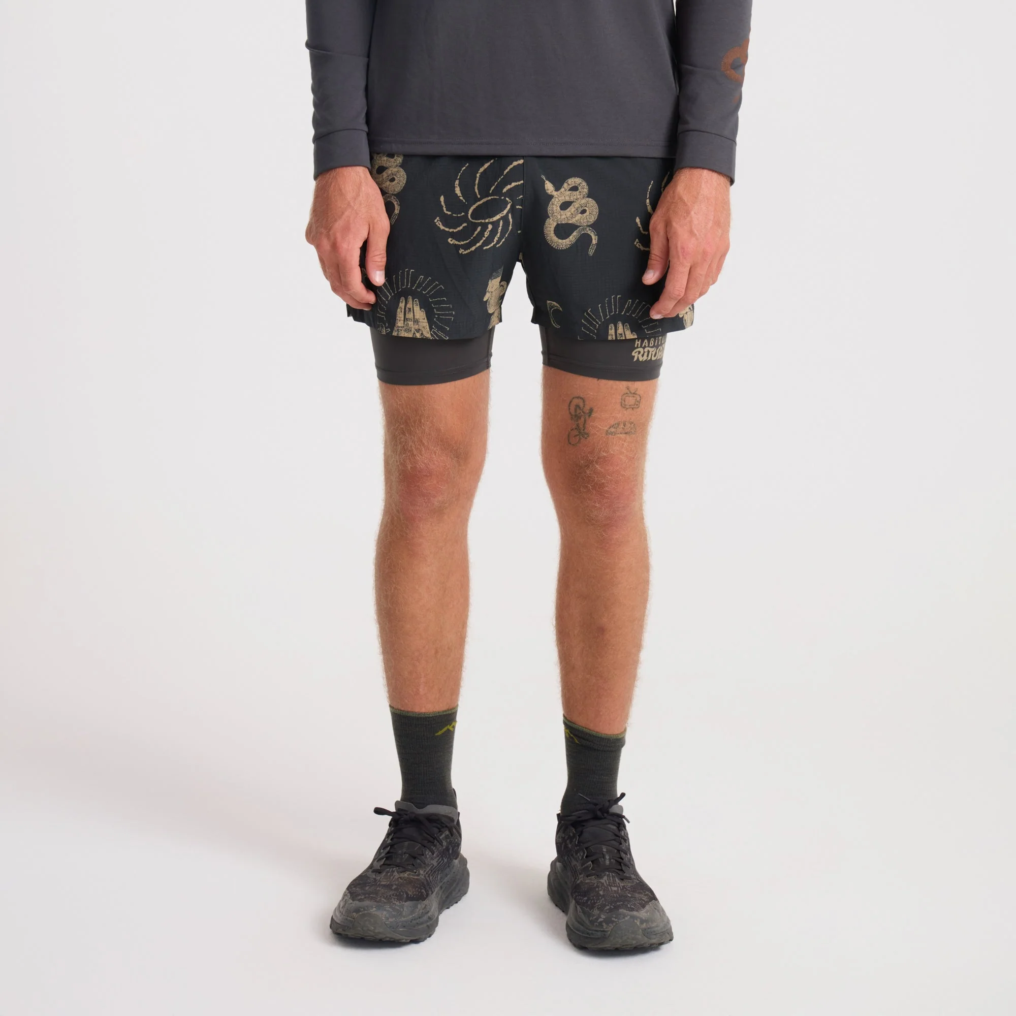 Bommer 3.5" Shorts - Onyx - Image 2