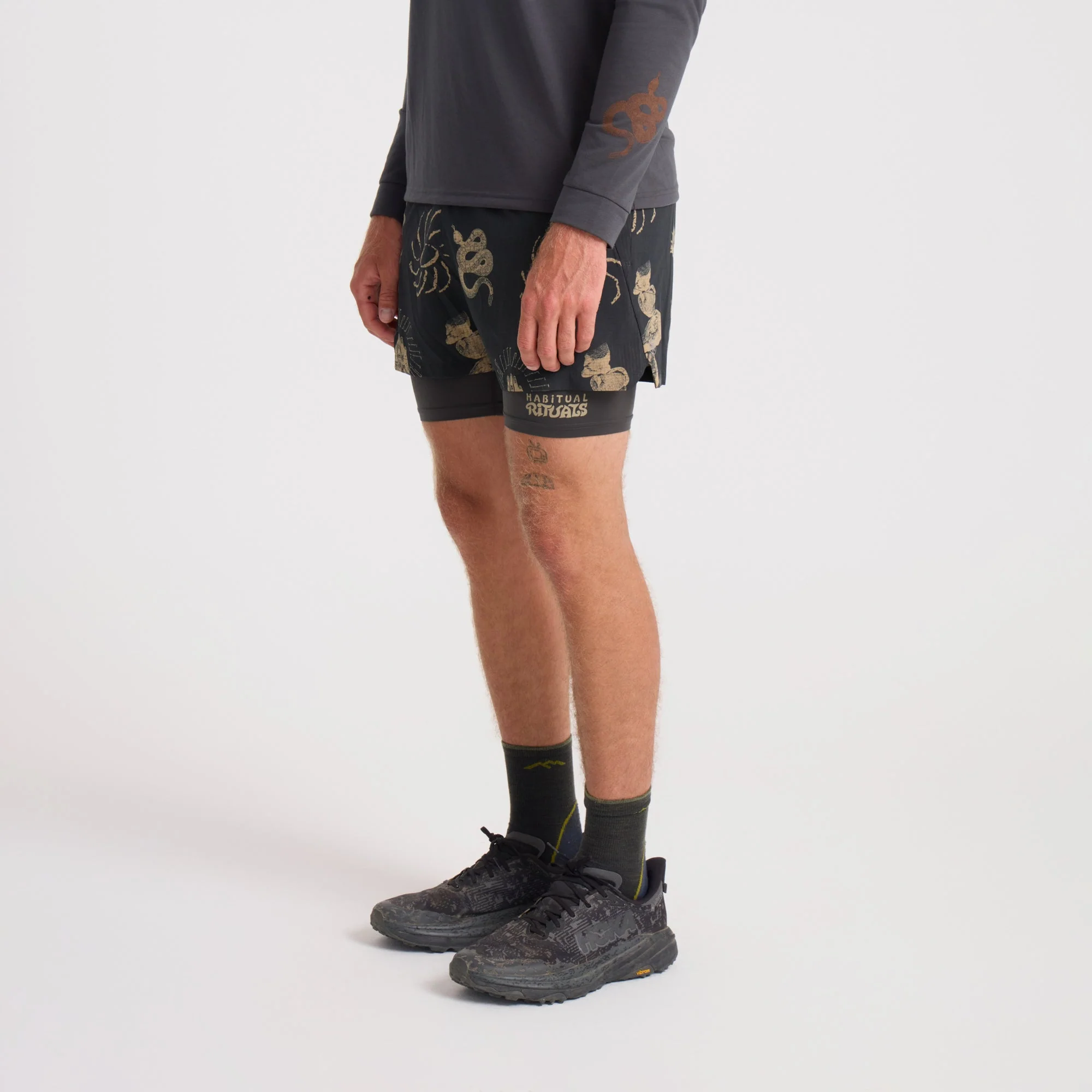 Bommer 3.5" Shorts - Onyx - Image 3