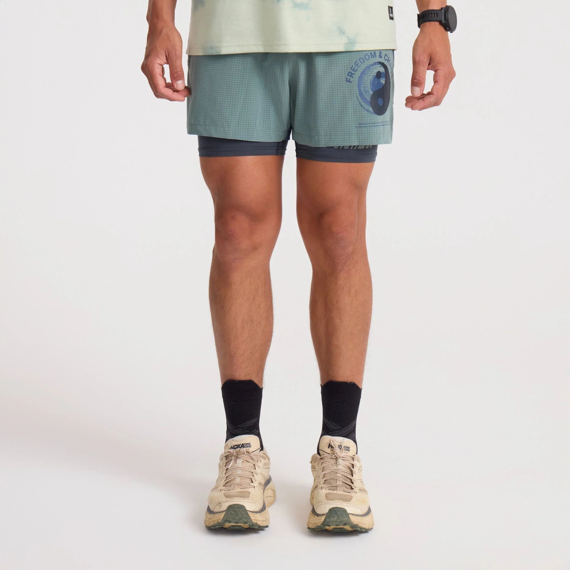 Bommer 3.5" Shorts - Slate Green - Image 2