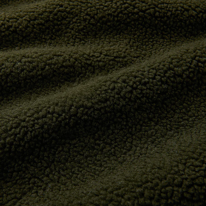 Campover Fleece Zip Hoodie - Dark Military - Image 10