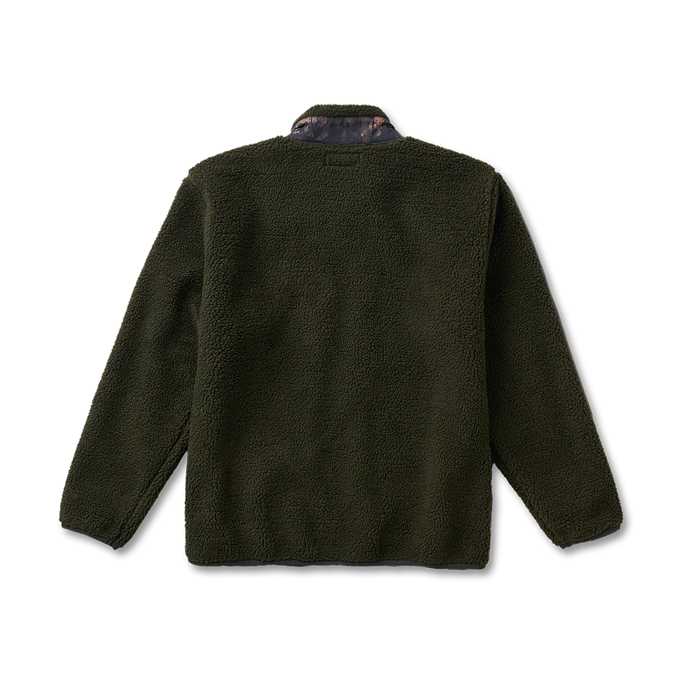 Campover Fleece Zip Hoodie - Dark Military - Image 7