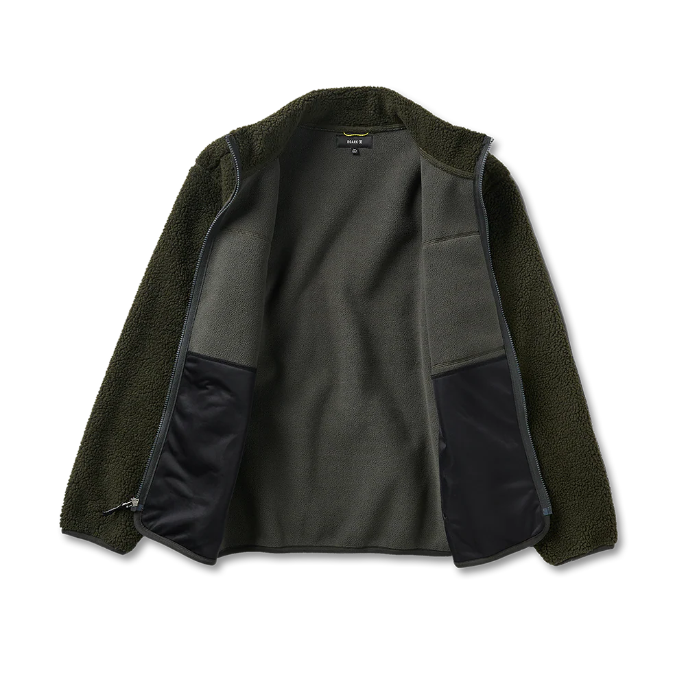 Campover Fleece Zip Hoodie - Dark Military - Image 8