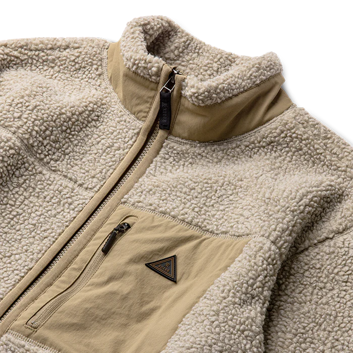 Campover Fleece Zip Hoodie - Khaki - Image 8