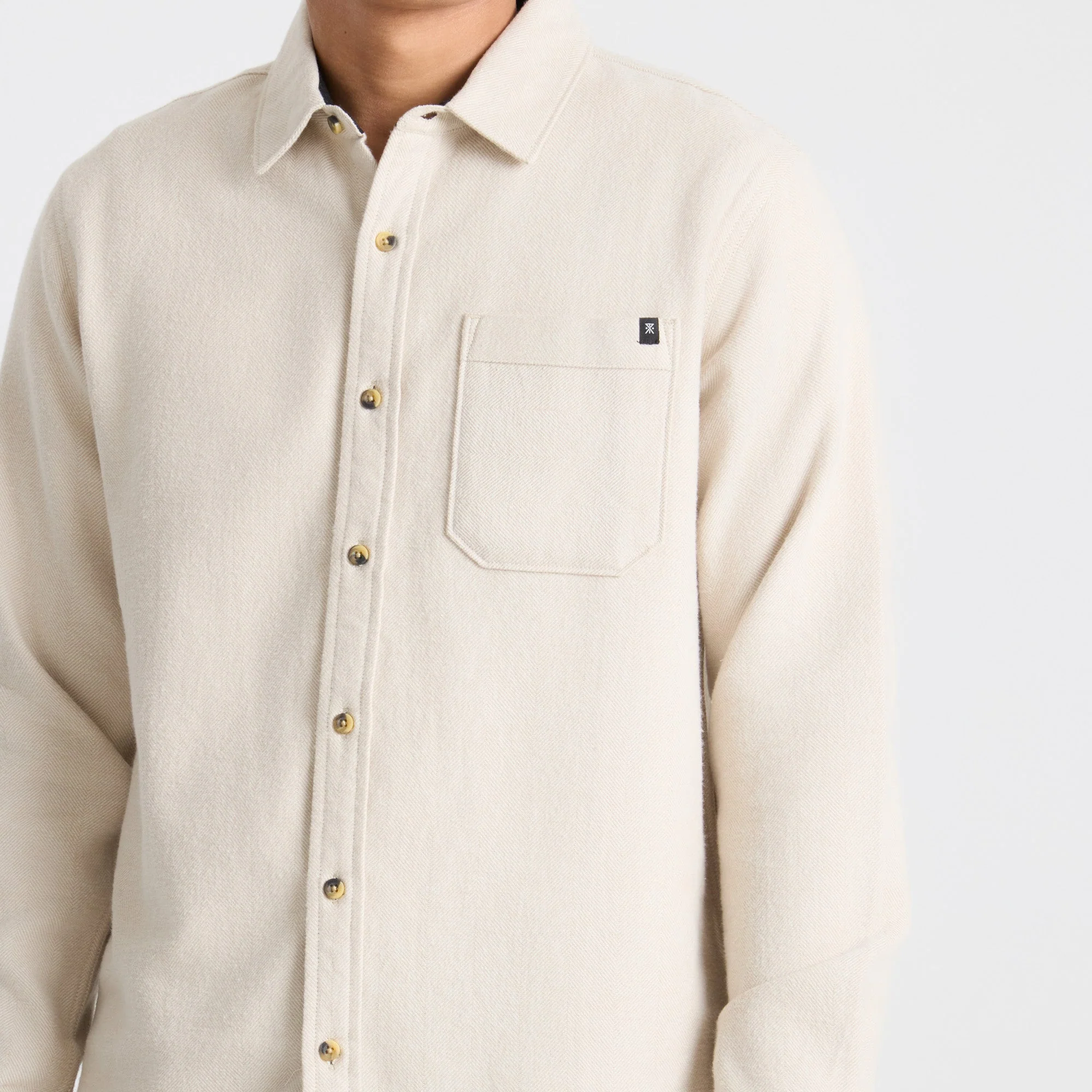 Crossroads Organic Cotton Flannel - Fossil - Image 3
