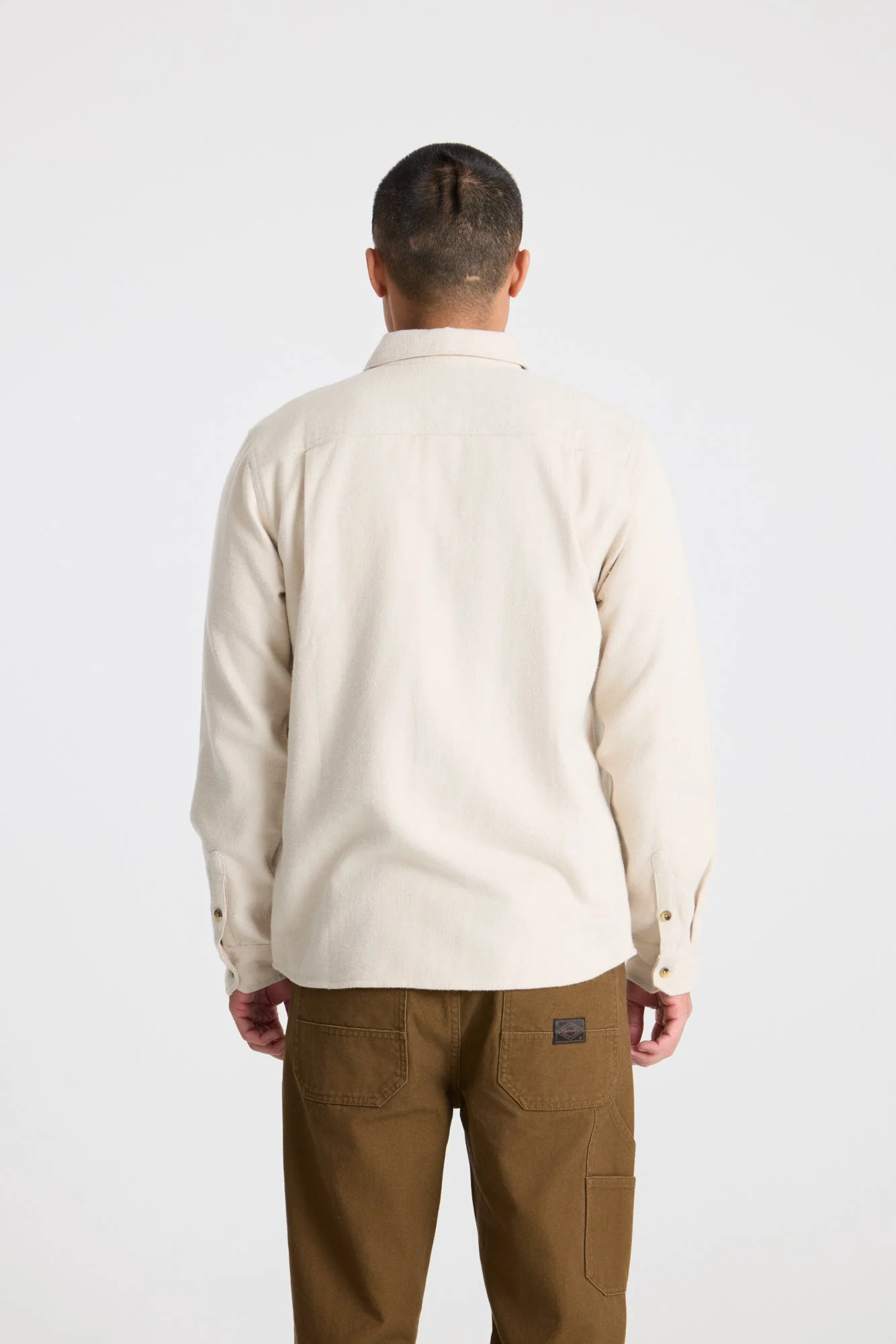 Crossroads Organic Cotton Flannel - Fossil - Image 5