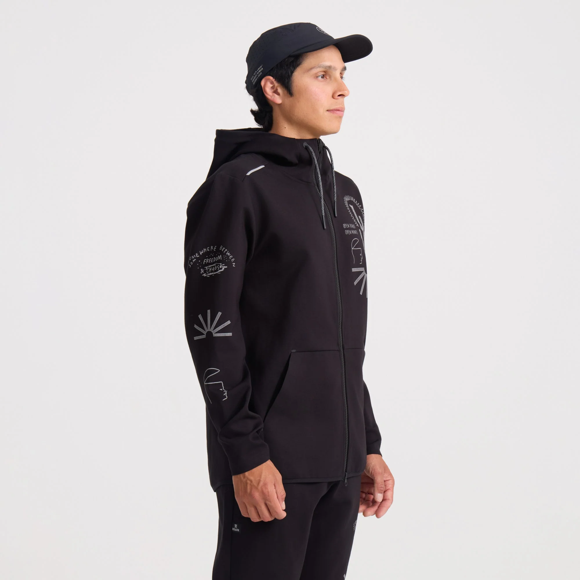 El Morro Zip Fleece 2.0 Hoodie - Black - Image 10