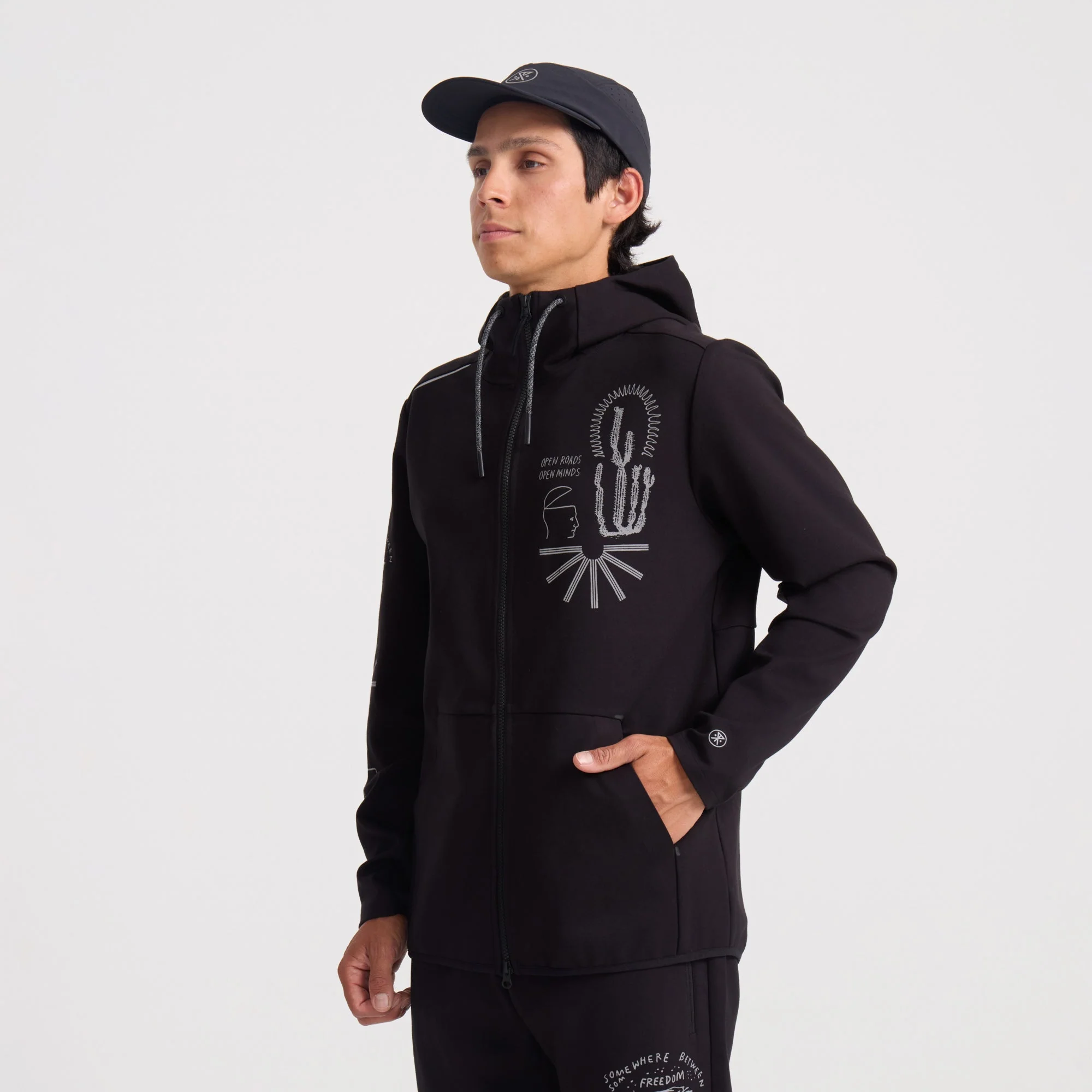El Morro Zip Fleece 2.0 Hoodie - Black - Image 7