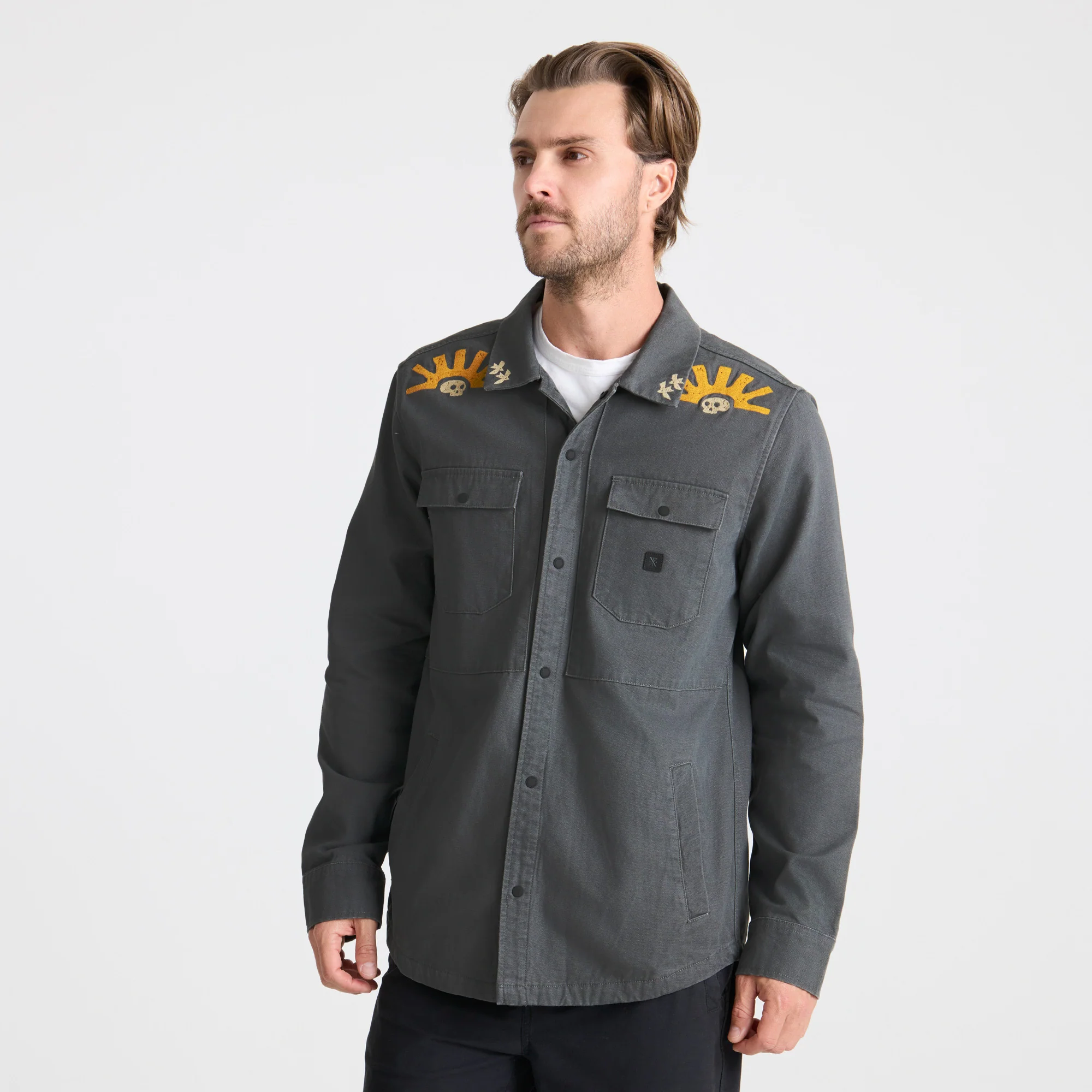 Hebrides Unlined Jacket - Charcoal - Image 7