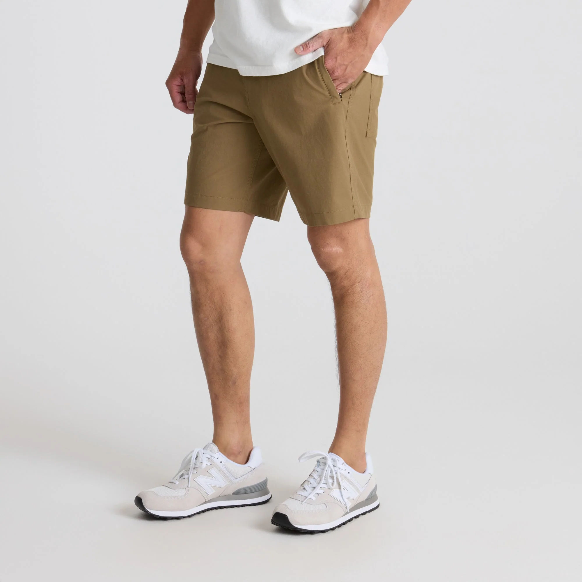Layover Pro Traveler Shorts - Dark Khaki - Image 4