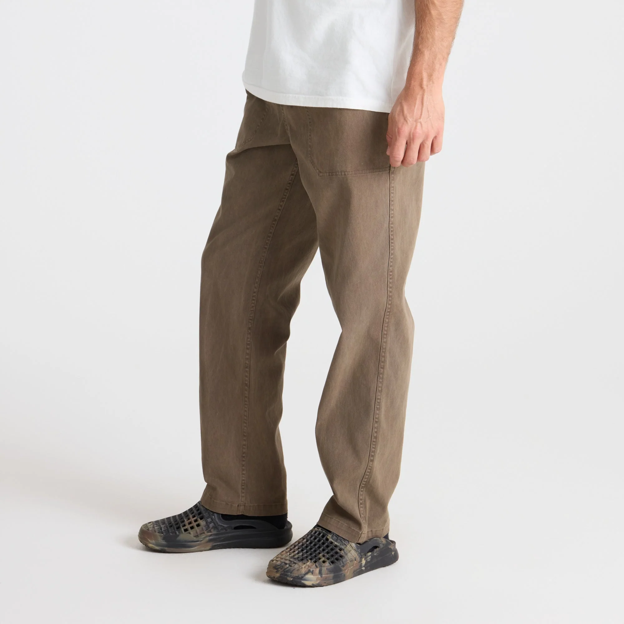 Made To Fade Pants - Washed Brown - Image 3