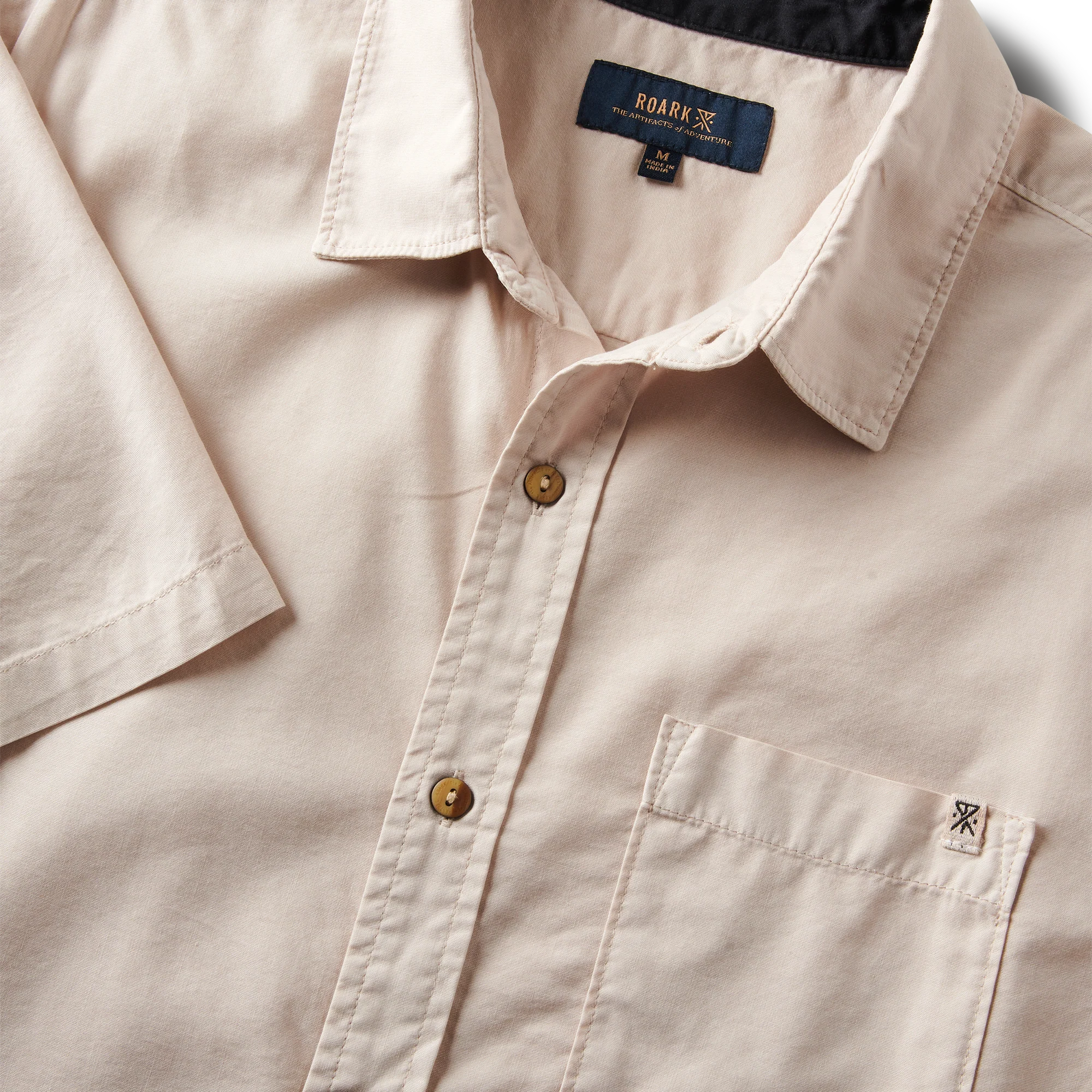 Made To Fade Short Sleeve Shirt - Washed Bone - Image 8