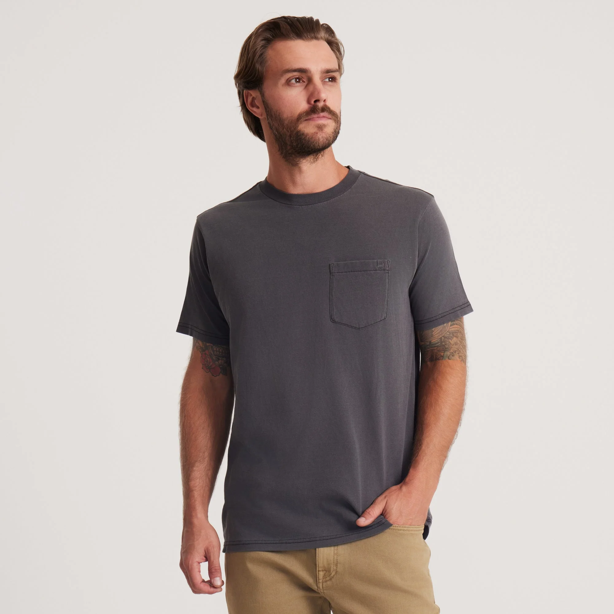Made To Fade Short Sleeve Tee - Washed Black - Image 2
