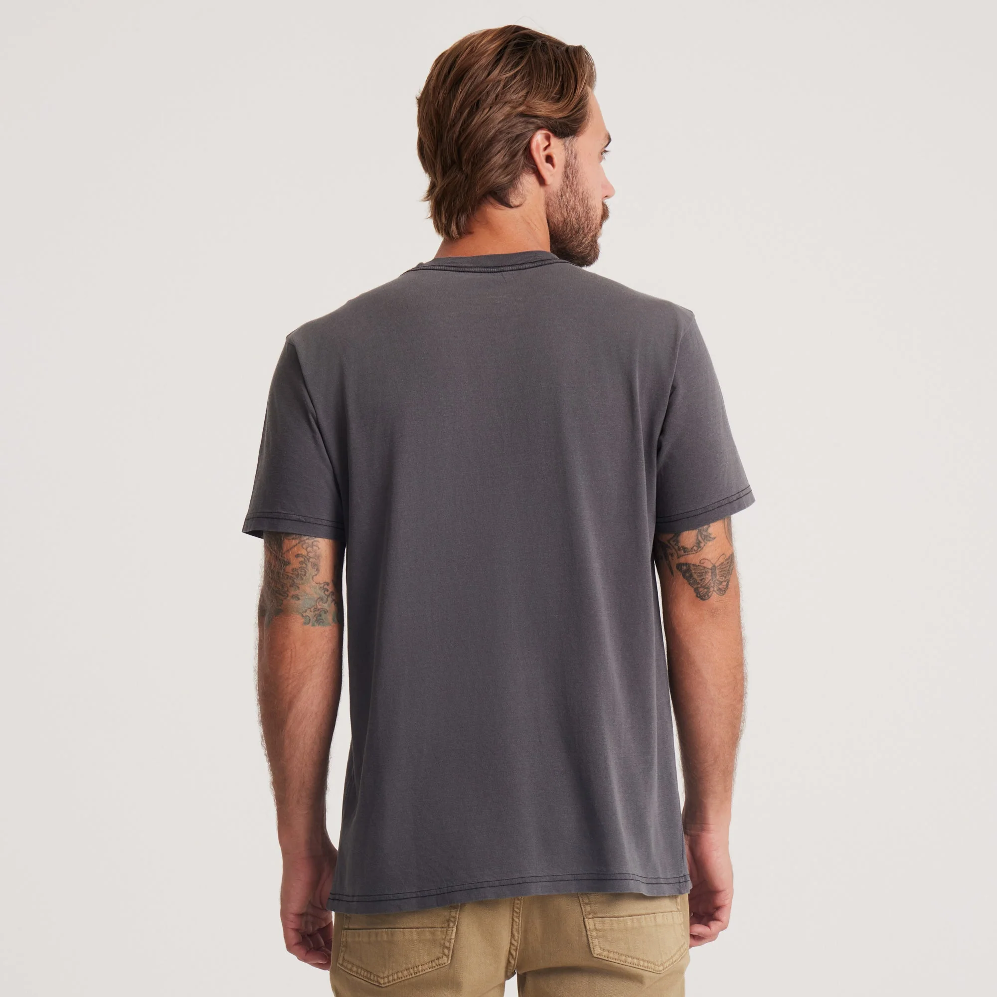 Made To Fade Short Sleeve Tee - Washed Black - Image 3