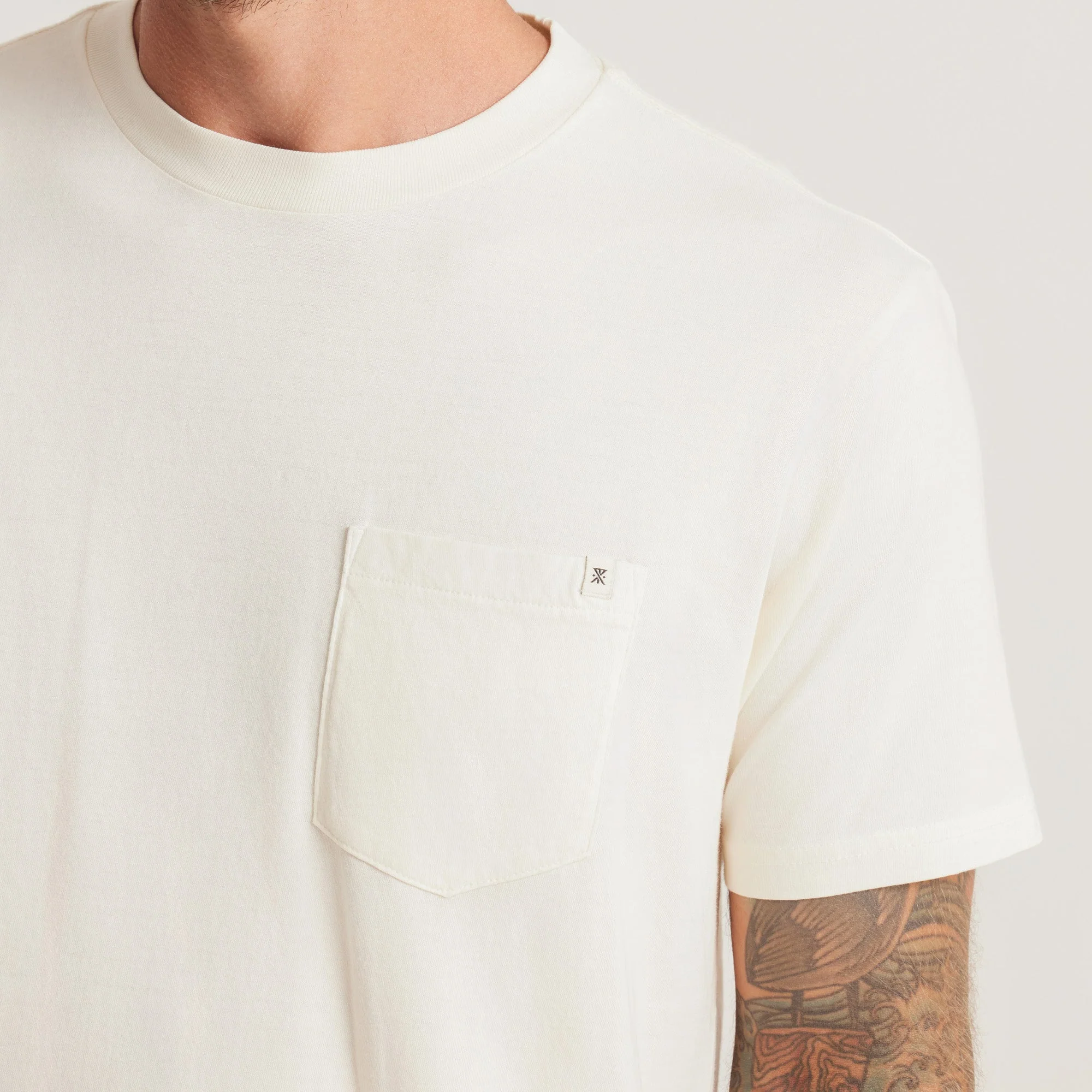 Made To Fade Short Sleeve Tee - Washed Off White - Image 4