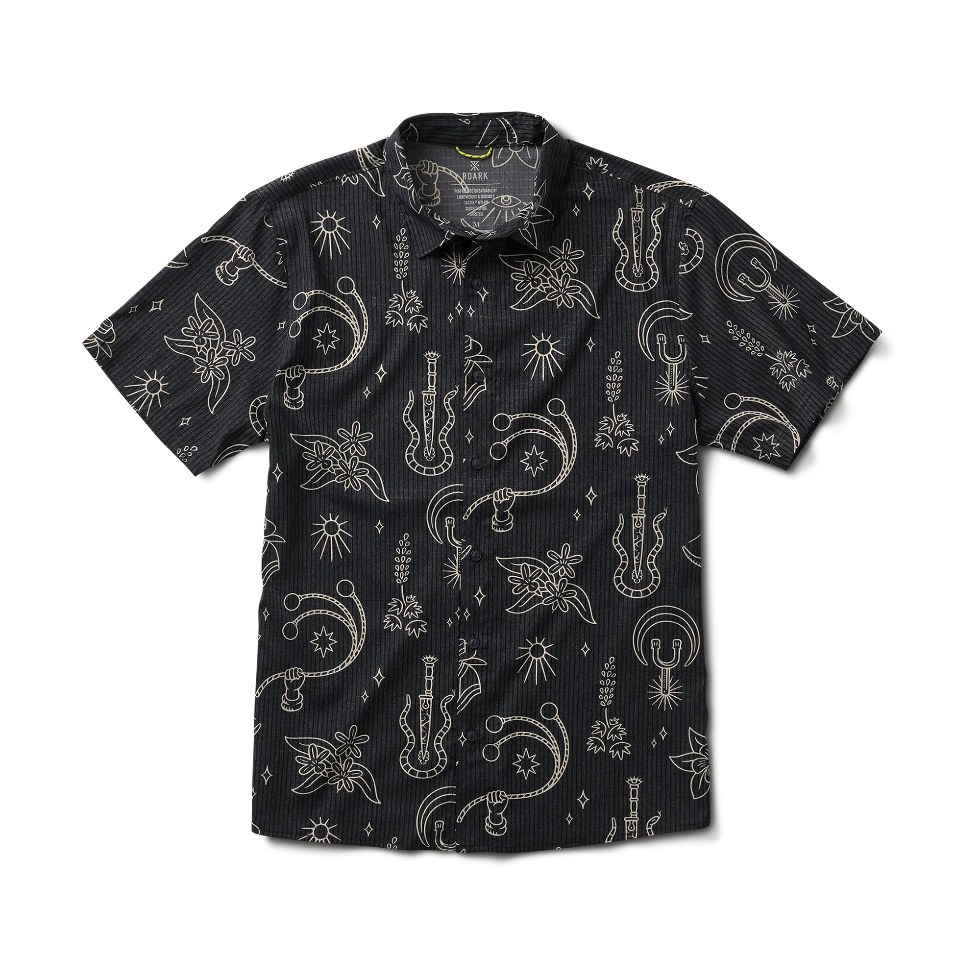 Bless Up Breathable Stretch Shirt - Black Range