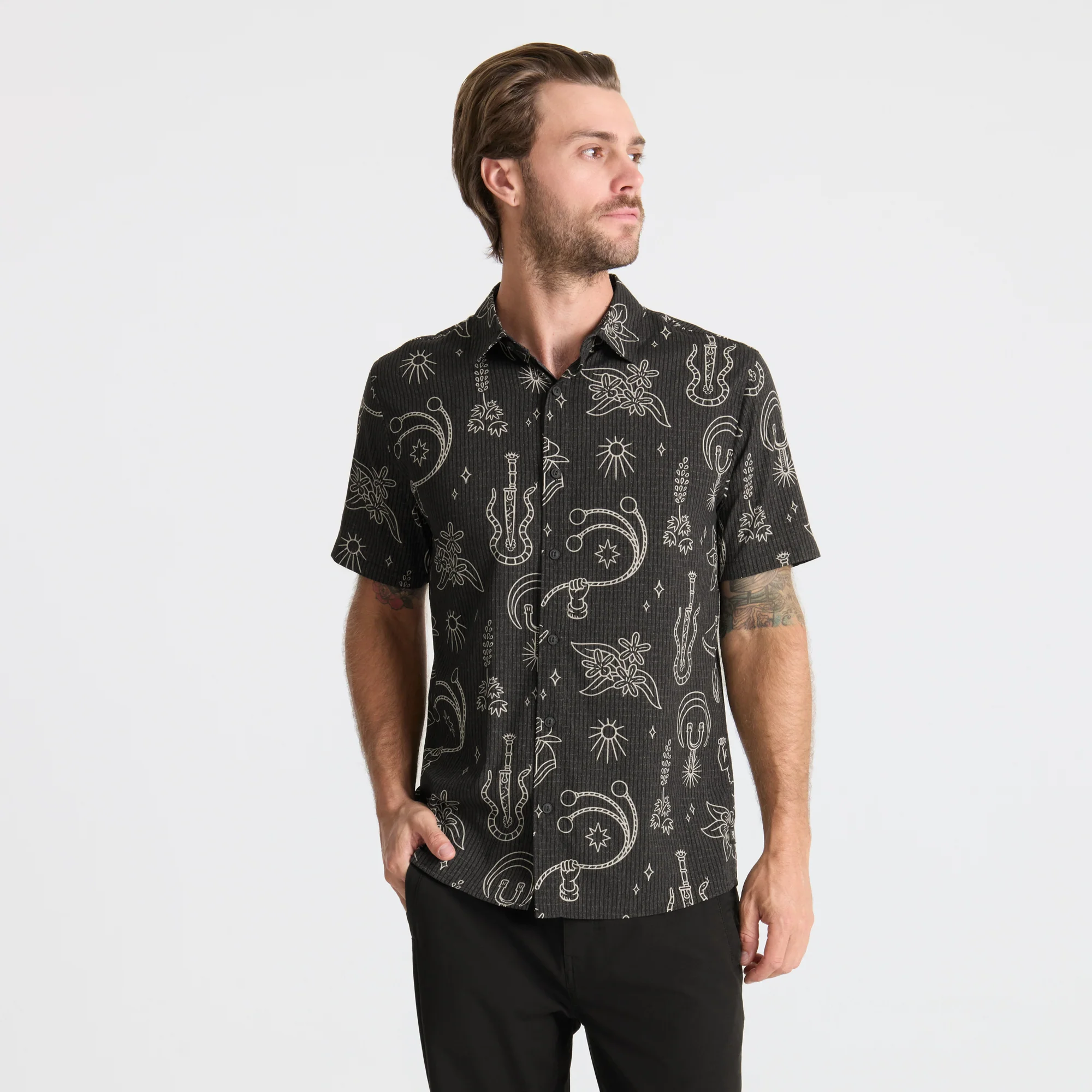 Bless Up Breathable Stretch Shirt - Black Range - Image 3