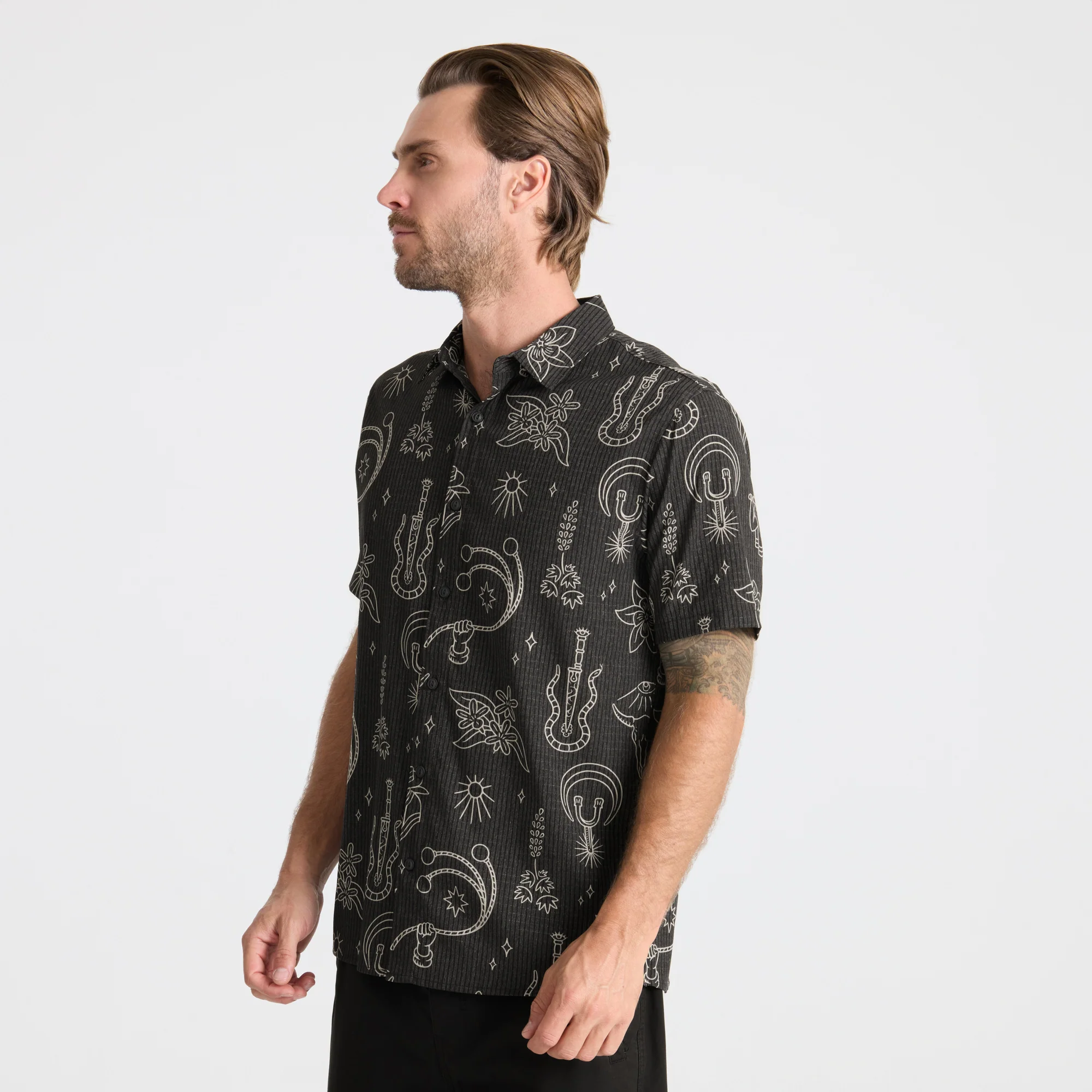 Bless Up Breathable Stretch Shirt - Black Range - Image 4