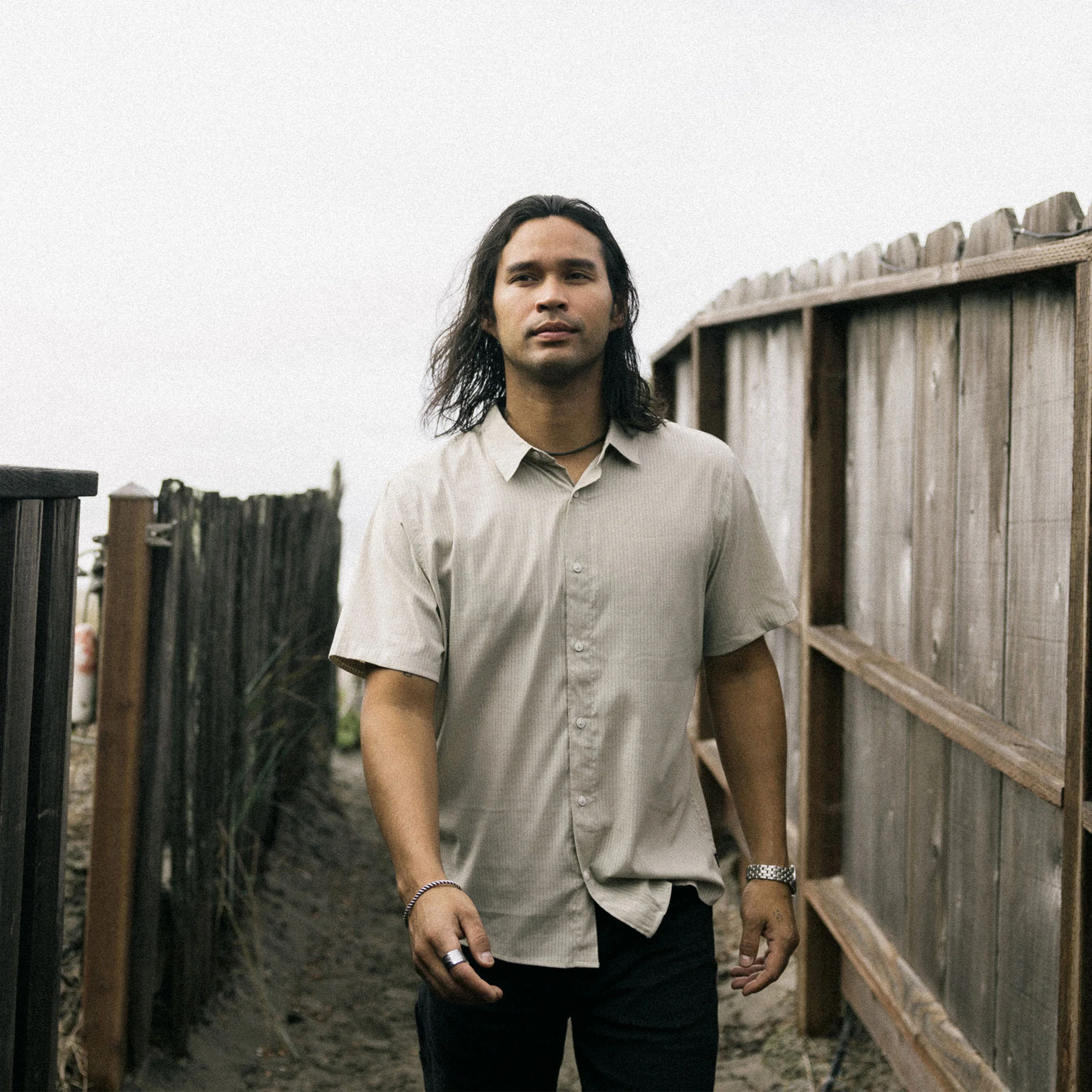 Bless Up Breathable Stretch Shirt - Fossil - Image 2
