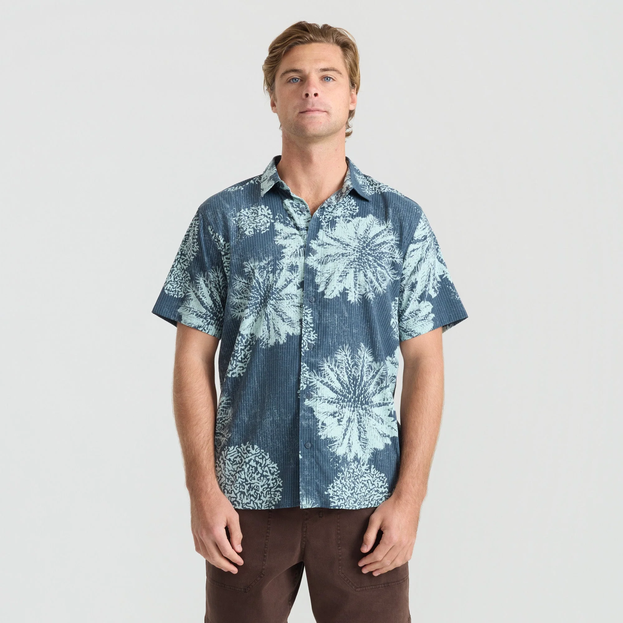 Bless Up Breathable Stretch Shirt - Navy Pukpulko - Image 5