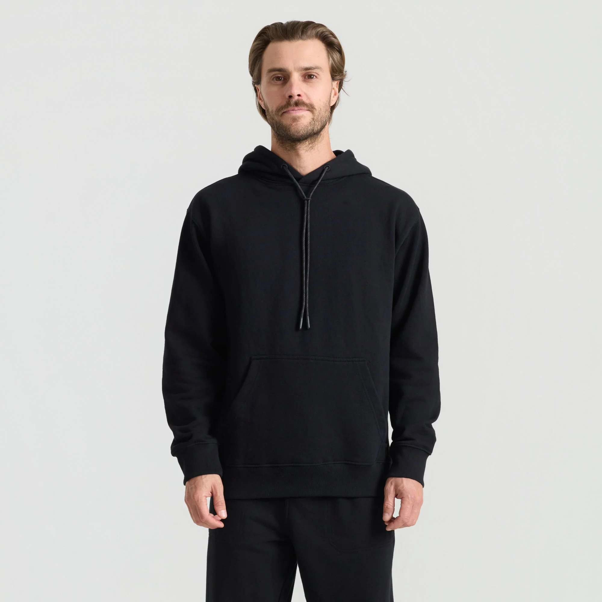 Bolo Fleece Hoodie - Black - Image 3