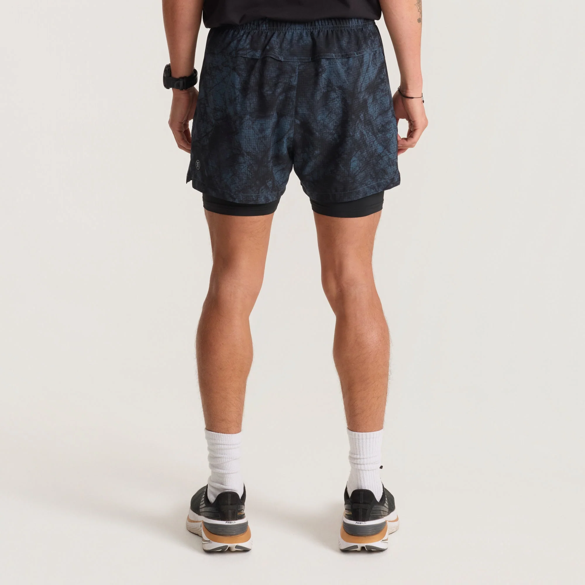 Bommer 3.5" Shorts - Navy Tie Dye - Image 3