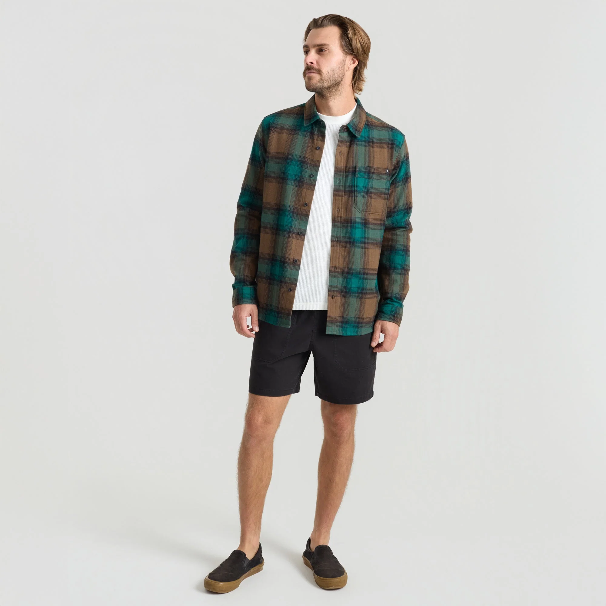 Crossroads Organic Cotton Flannel - Mushroom - Image 3