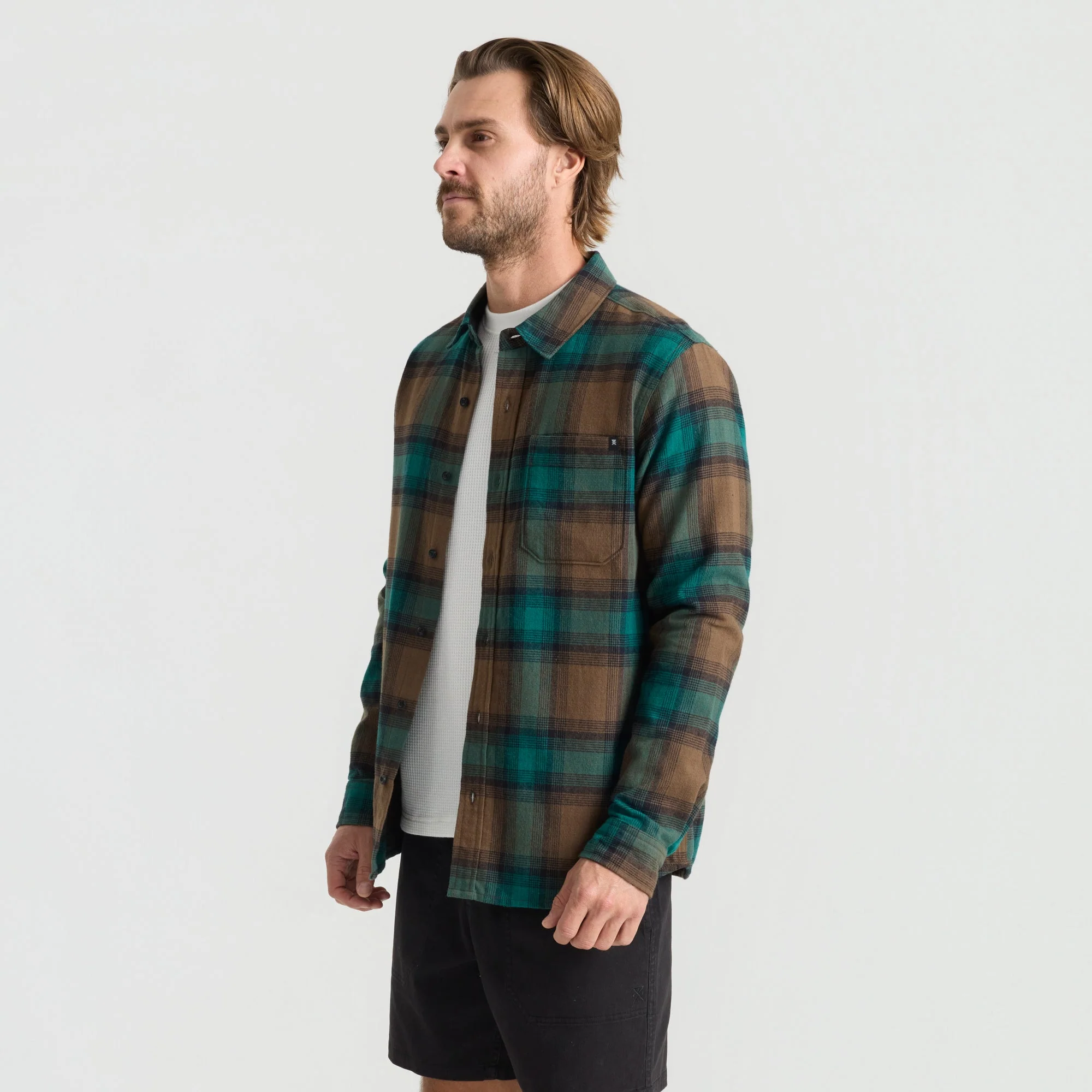 Crossroads Organic Cotton Flannel - Mushroom - Image 4