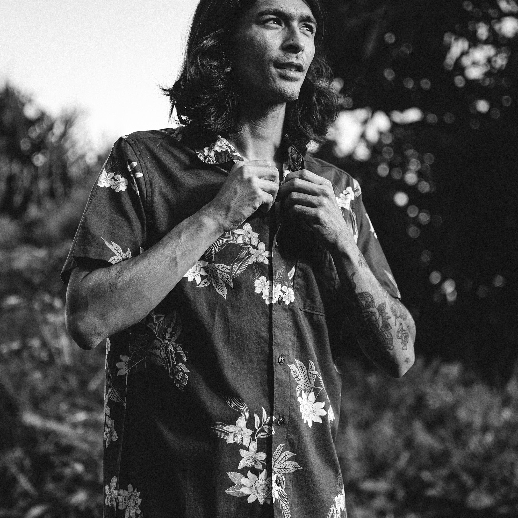 Journey Short Sleeve Button Up Shirt - Onyx - Image 2