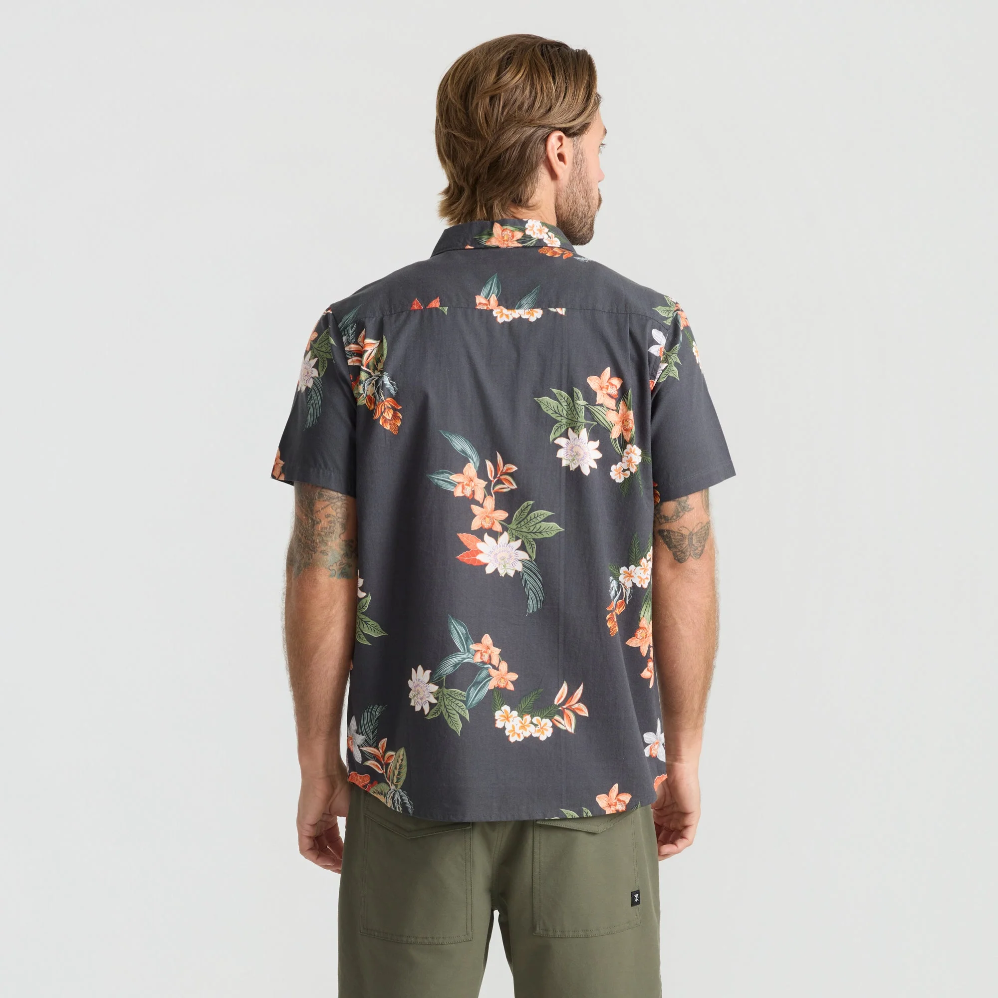 Journey Short Sleeve Button Up Shirt - Onyx - Image 5