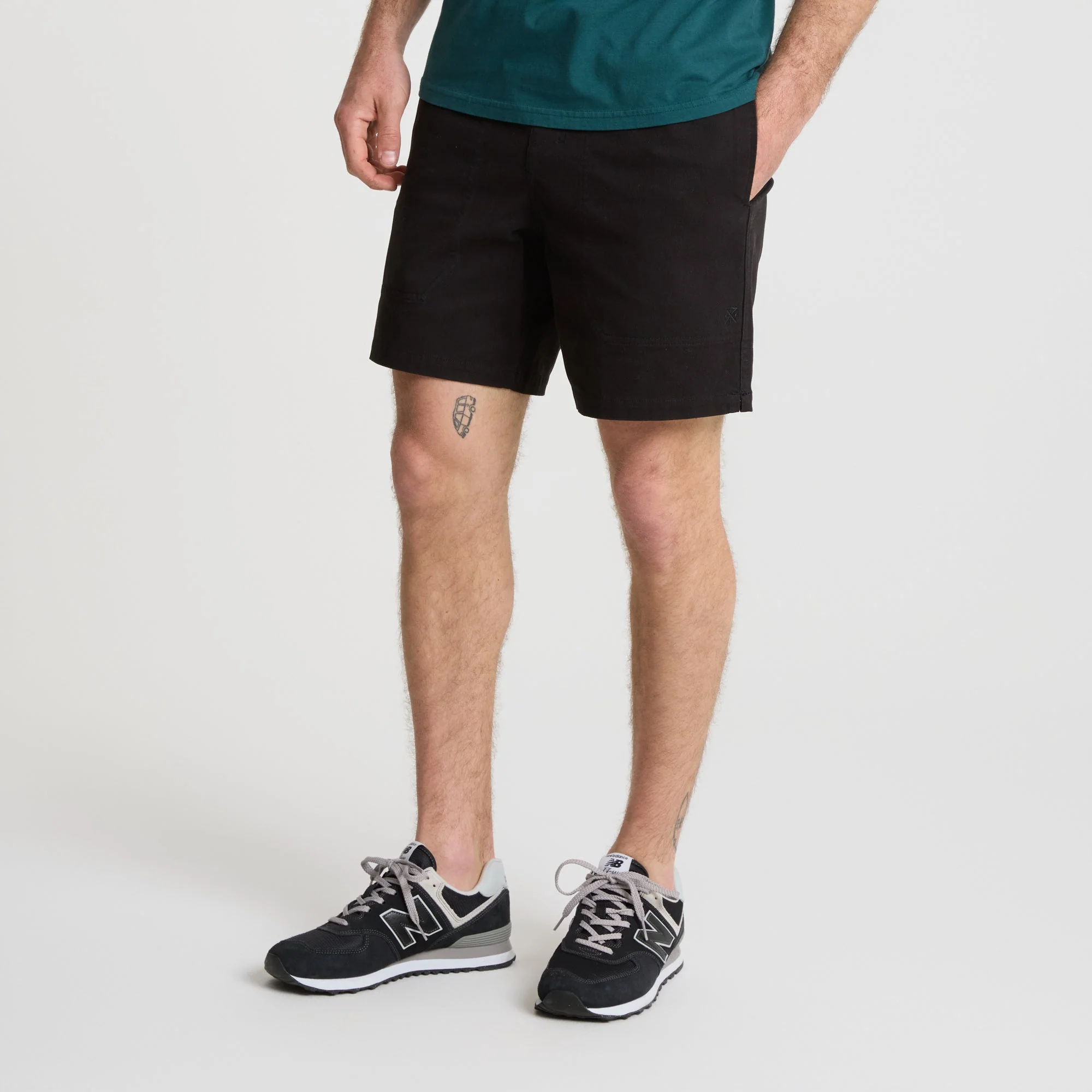 Made To Fade Shorts - Washed Black - Image 3