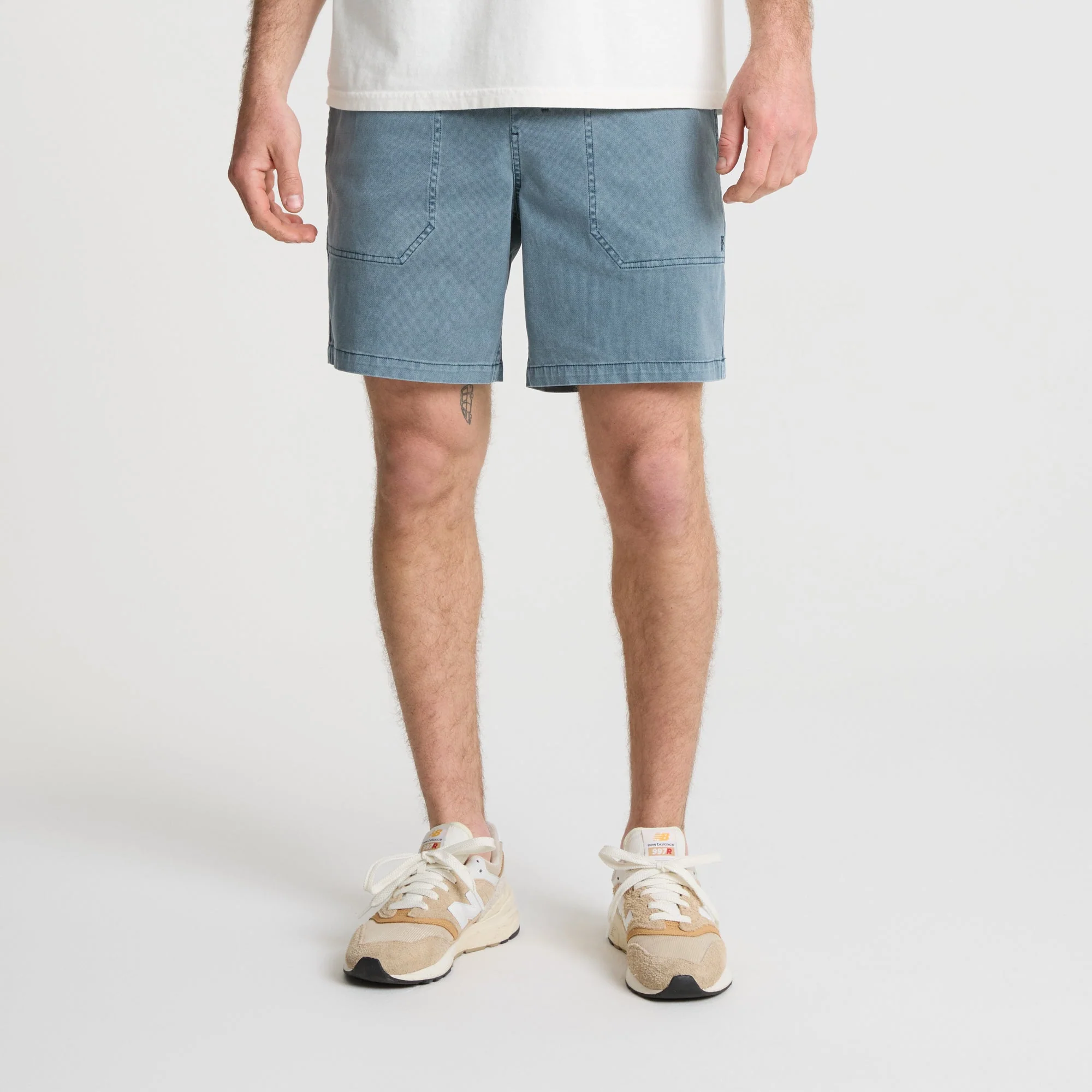 Made To Fade Shorts - Washed Navy - Image 7