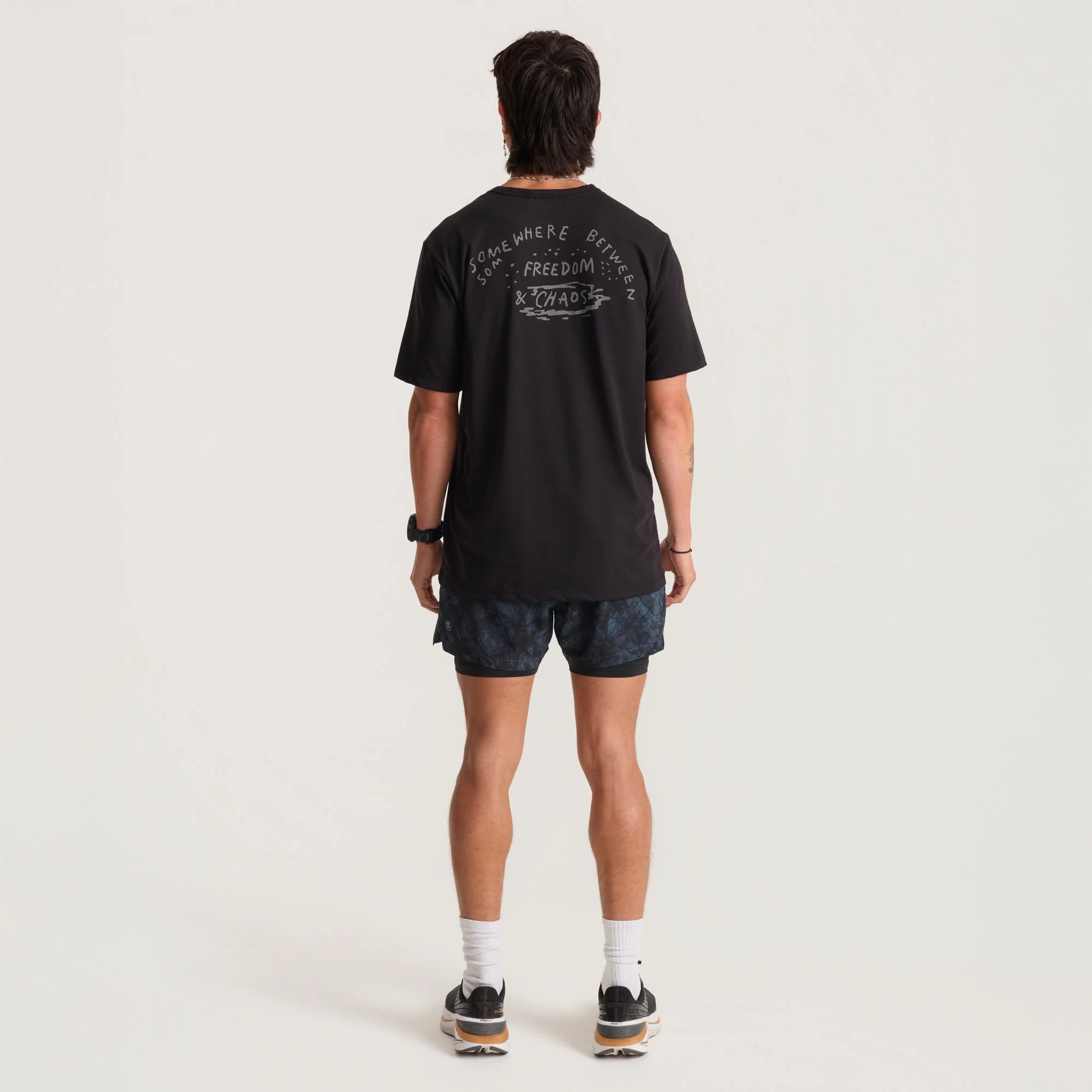 Mathis Active Short Sleeve Tee - Chaos Black - Image 7