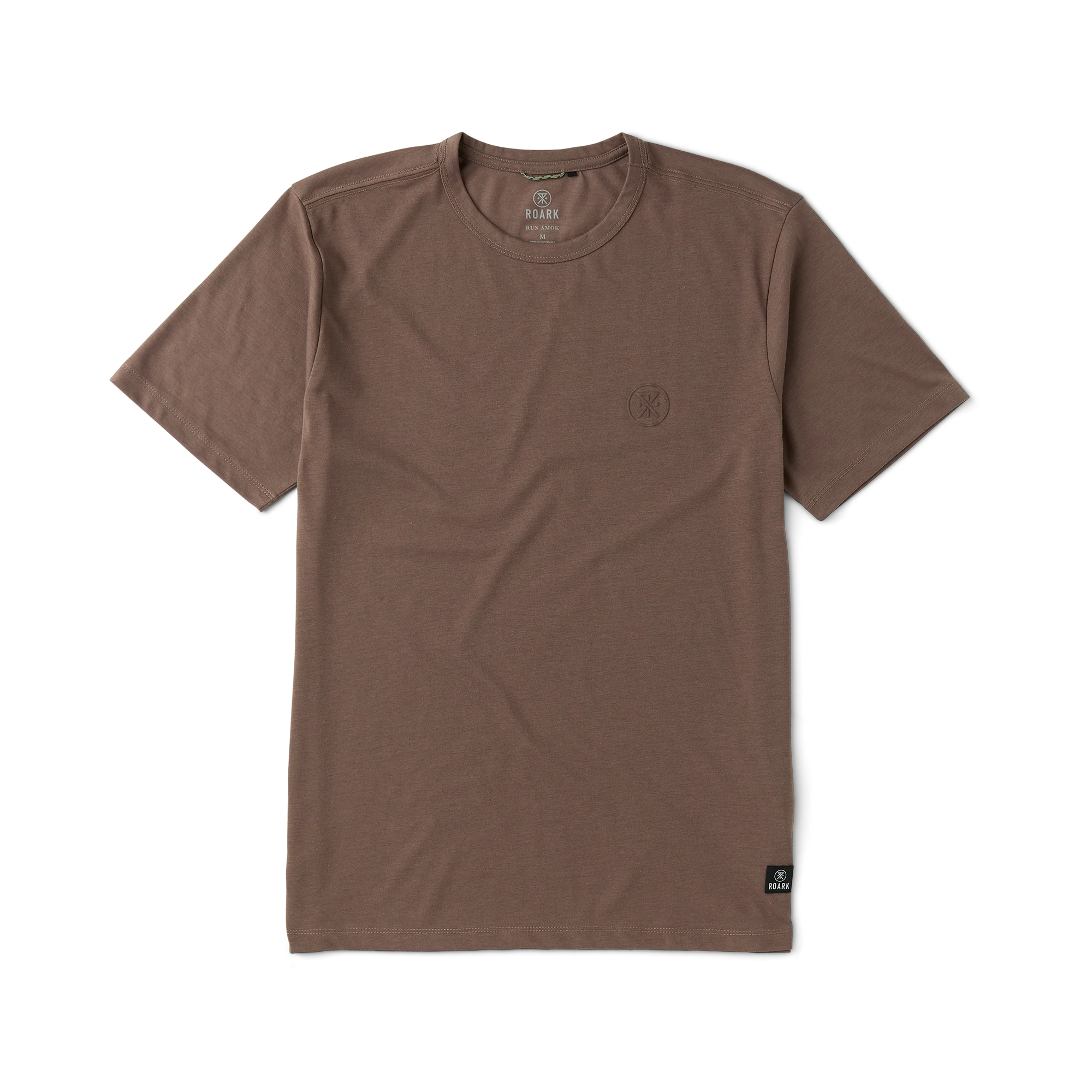 Mathis Active Short Sleeve Tee - Faded Brown