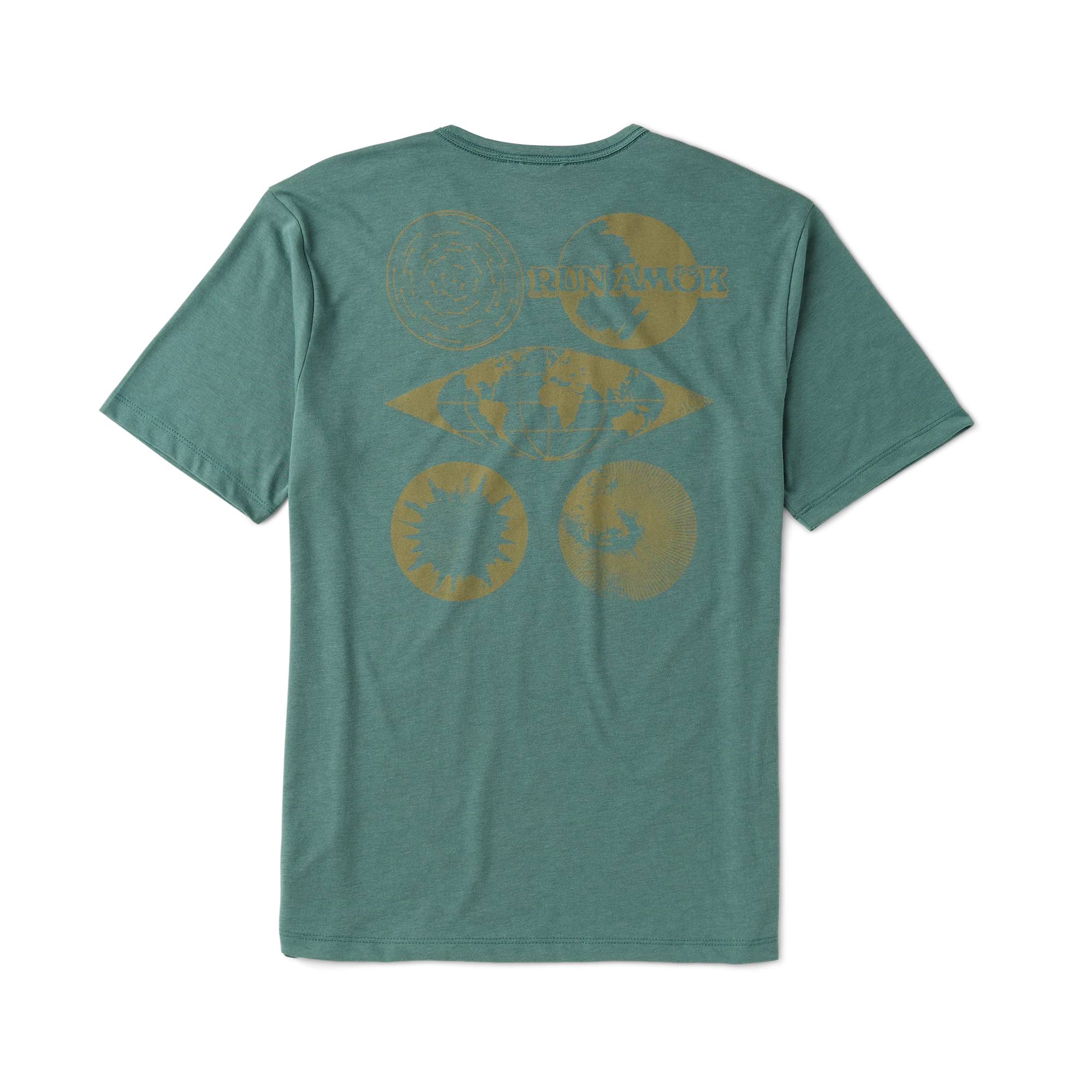 Mathis Active Short Sleeve Tee - Slate Green