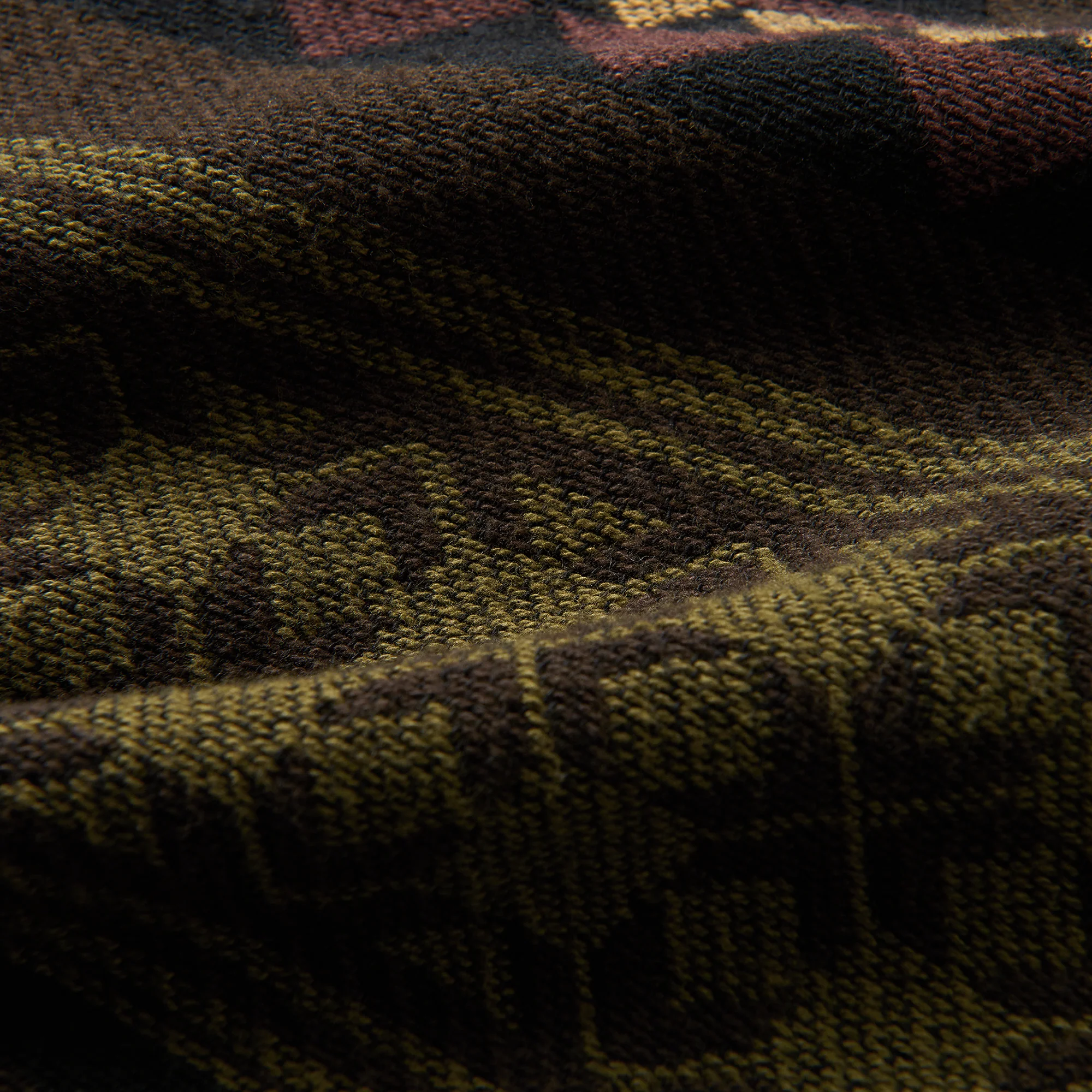Nordsman Jacquard Flannel - Dark Military - Image 11