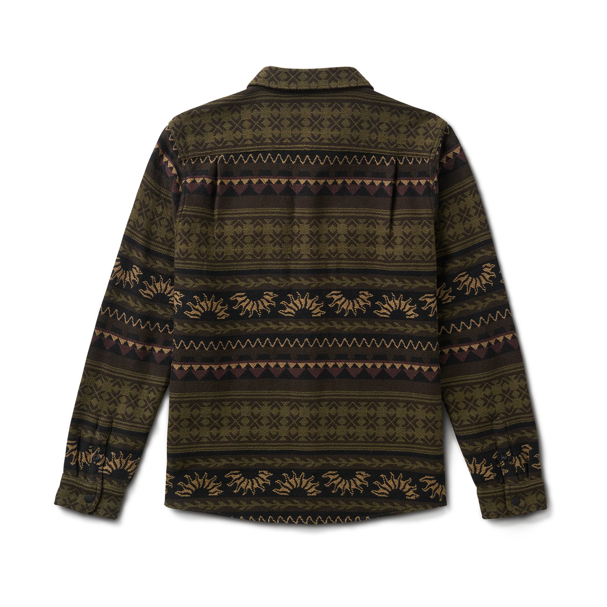 Nordsman Jacquard Flannel - Dark Military - Image 9