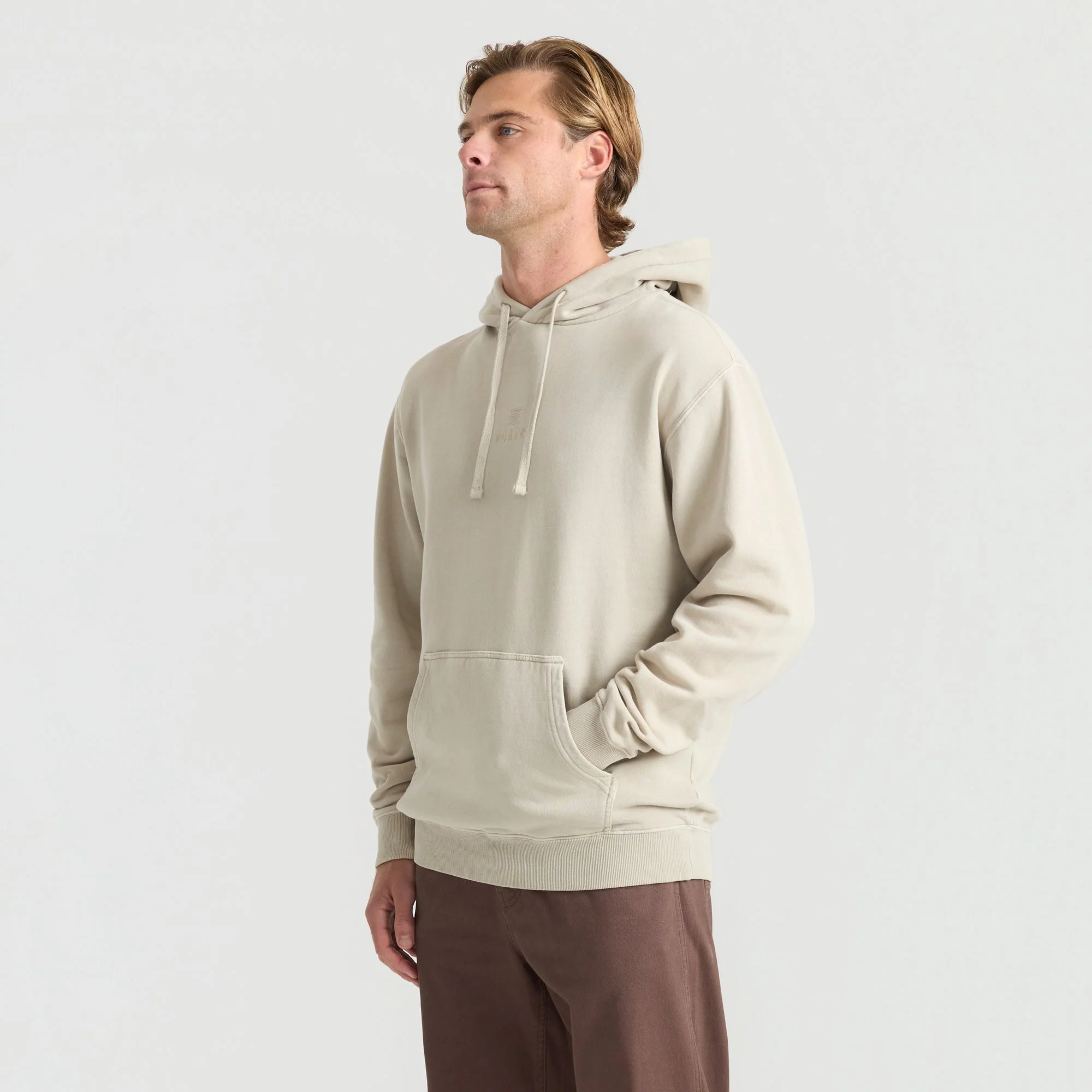 Safe Camp Embroidery Fleece - Fossil - Image 5