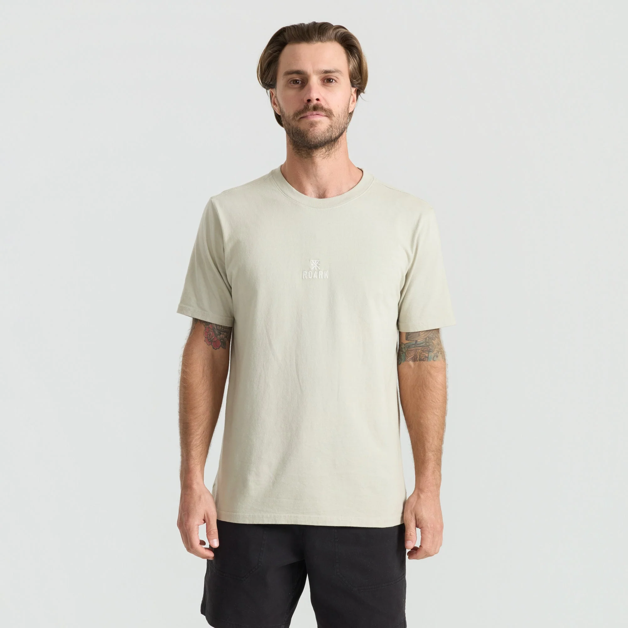 Safecamp Embroidery Premium Tee - Fossil - Image 2