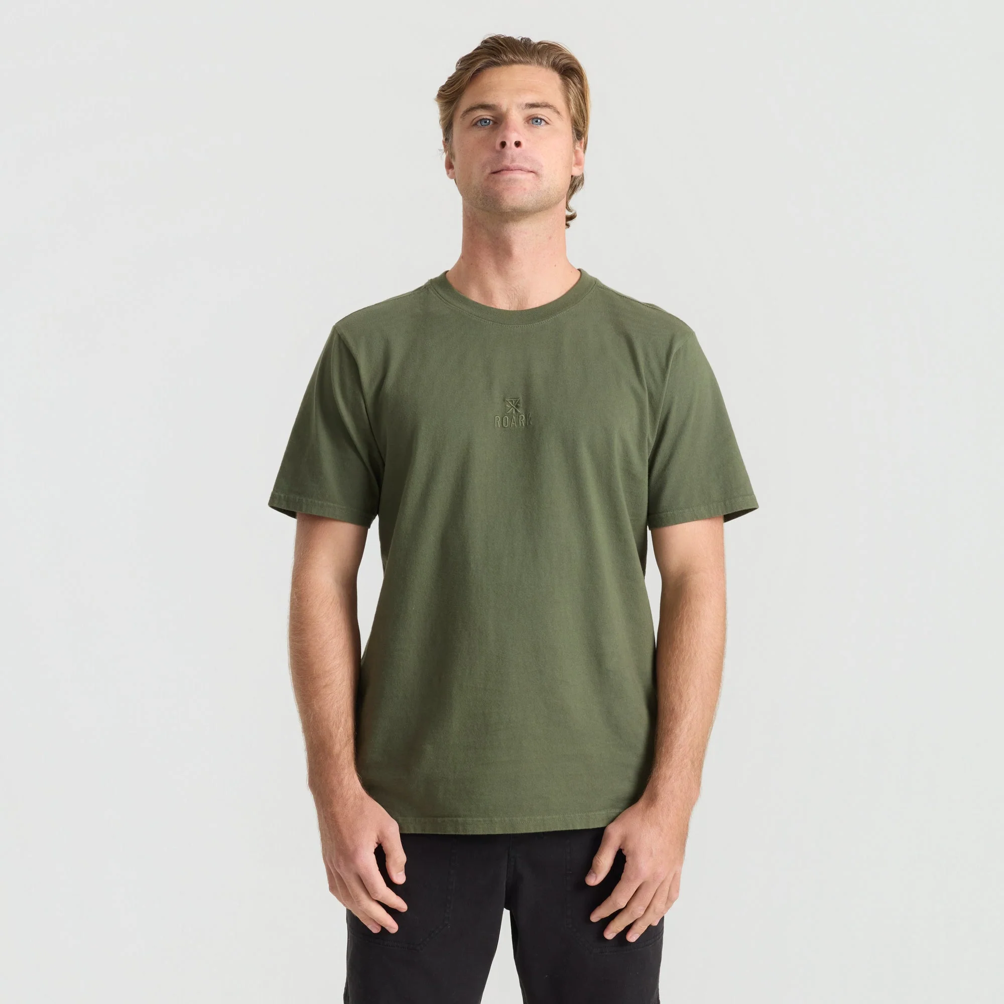 Safecamp Embroidery Premium Tee - Military - Image 2