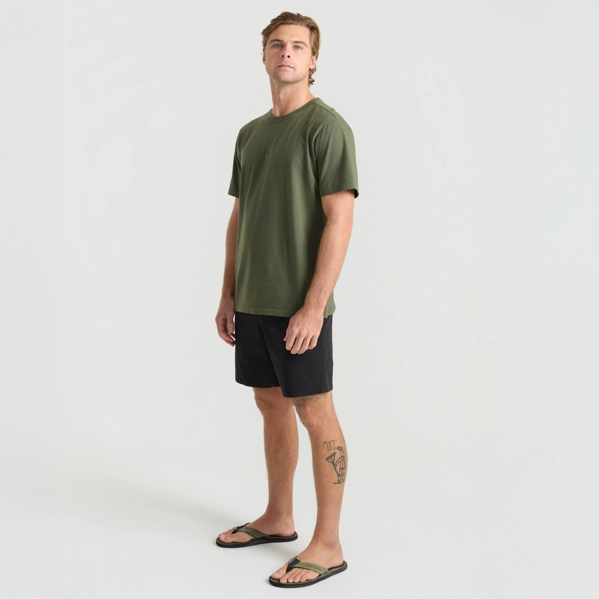 Safecamp Embroidery Premium Tee - Military - Image 4