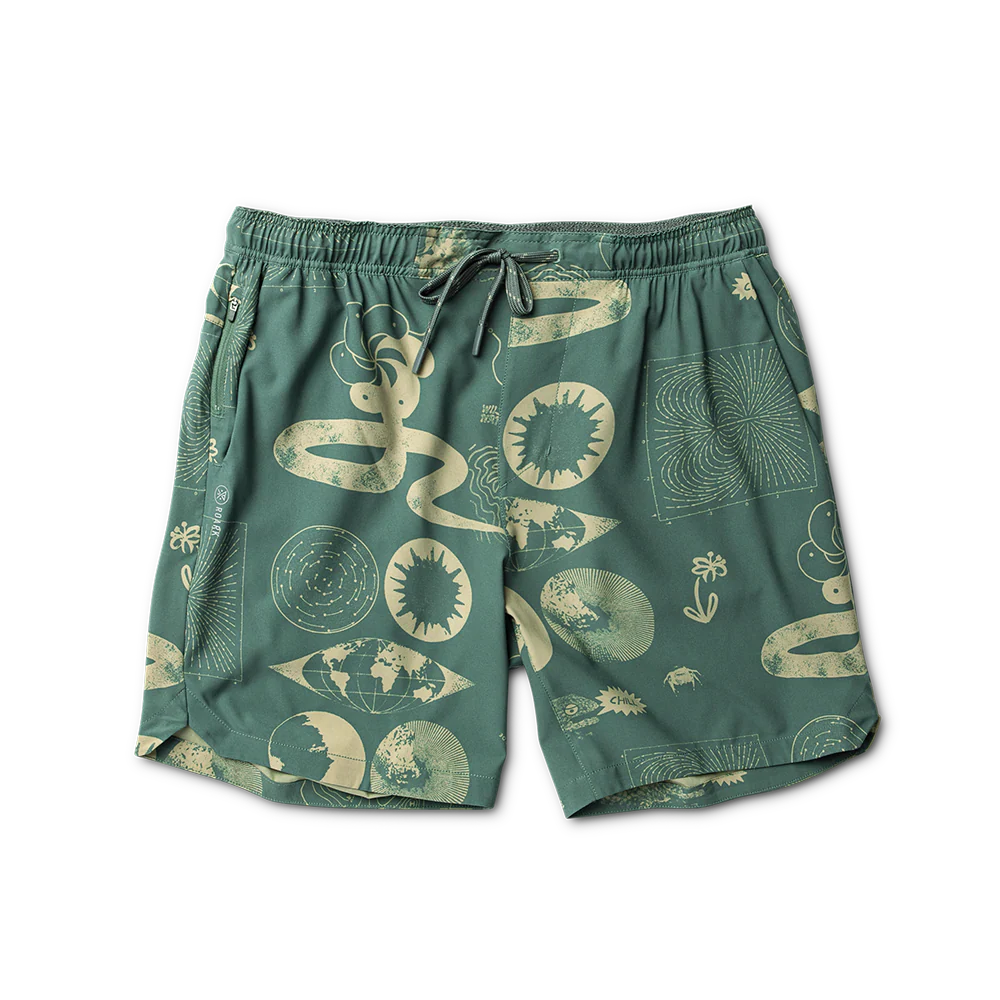 Serrano 7" Active Stretch Shorts - Slate Green
