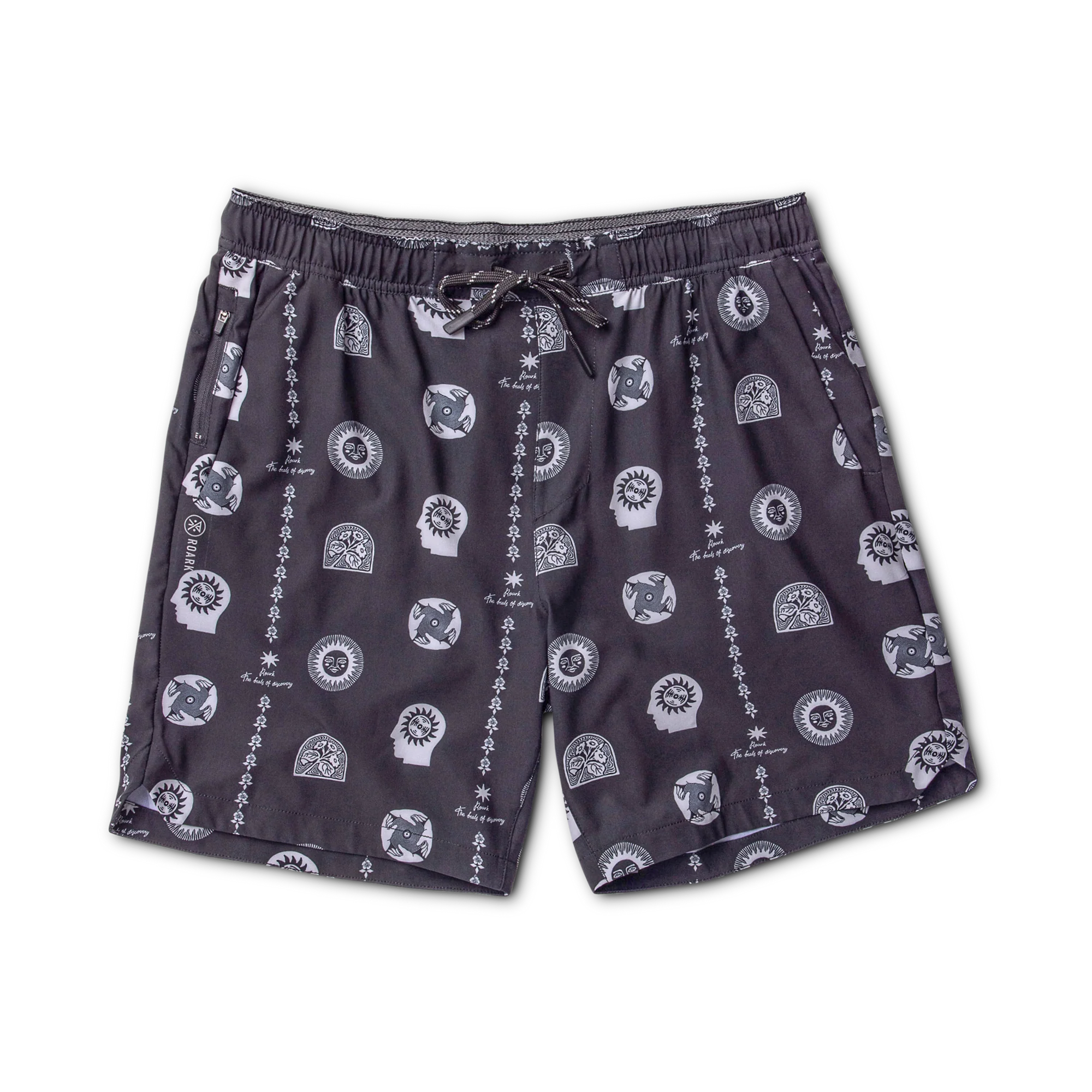 Serrano 7" Active Stretch Shorts - Black Print