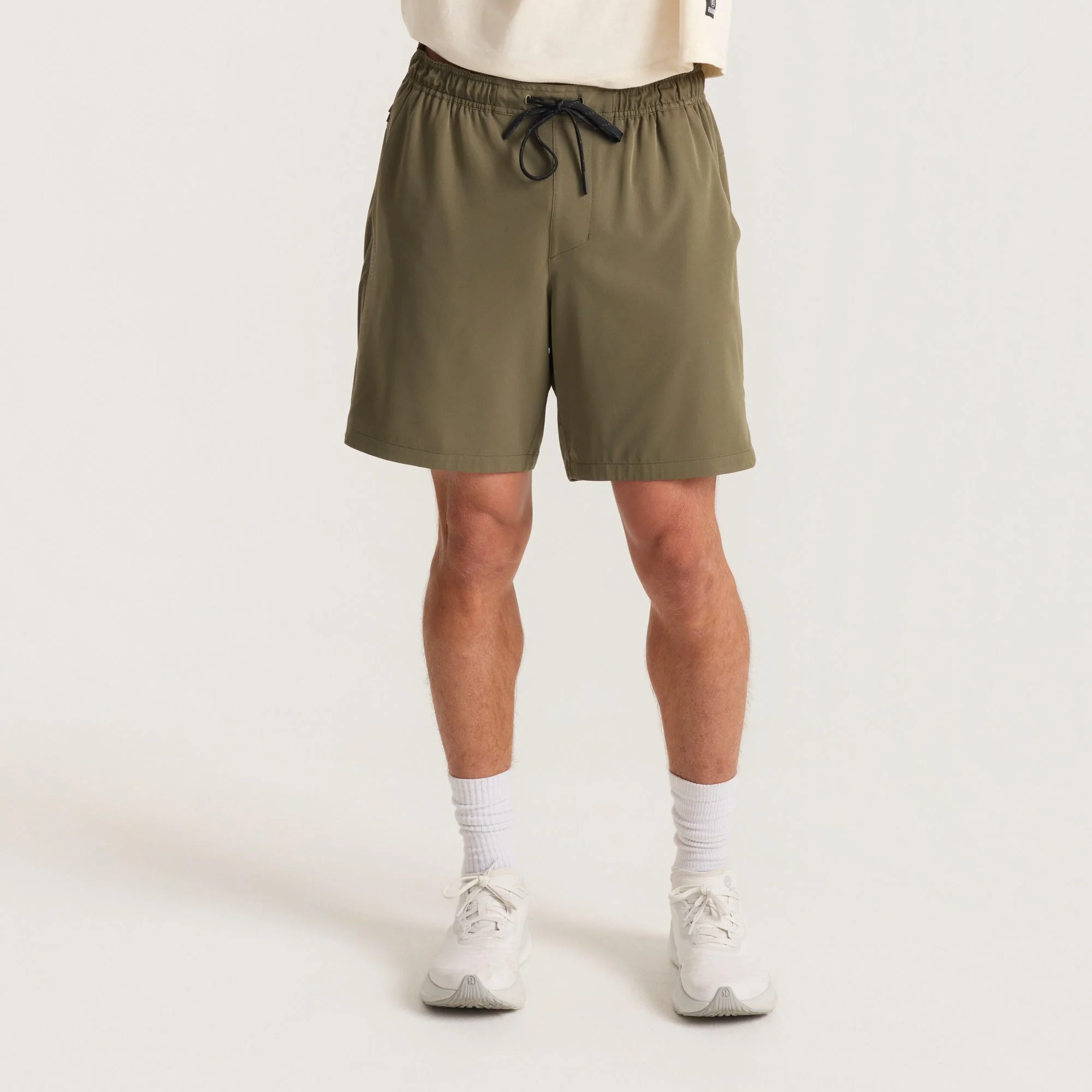 Serrano 7" Active Stretch Shorts - Military - Image 2