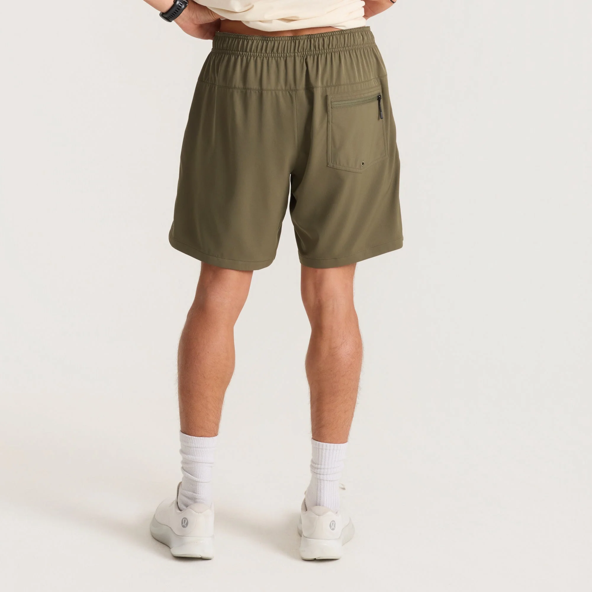 Serrano 7" Active Stretch Shorts - Military - Image 3