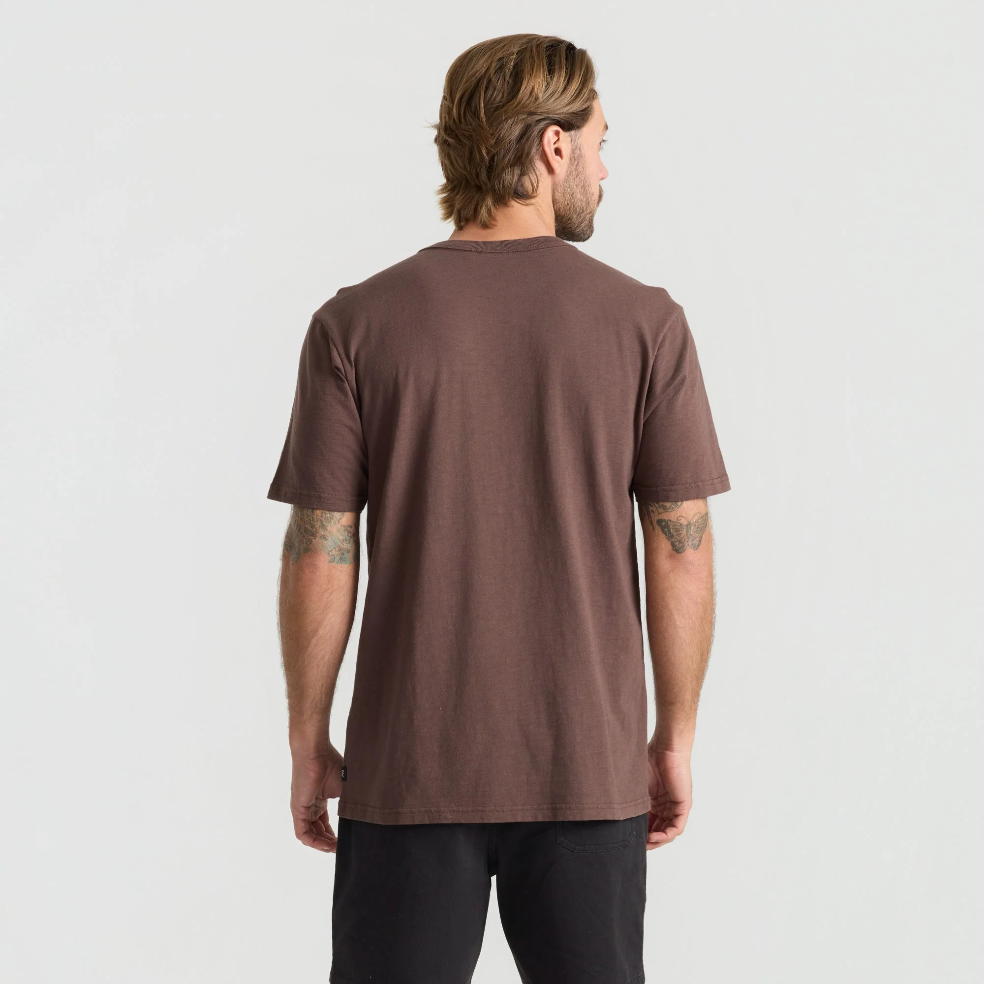 Well Worn Organic Short Sleeve Tee - Cocoa Bean - Image 5