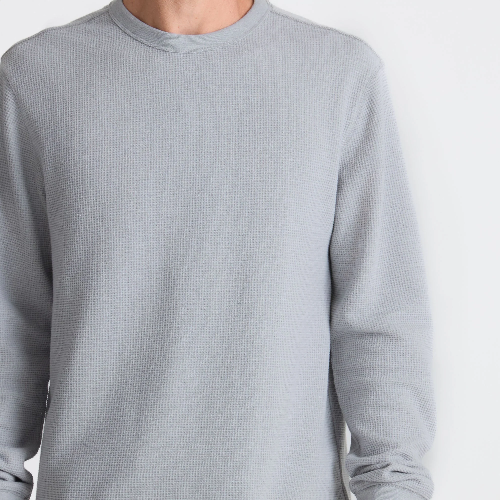 Well Worn Long Sleeve Thermal - Heather Grey - Image 5