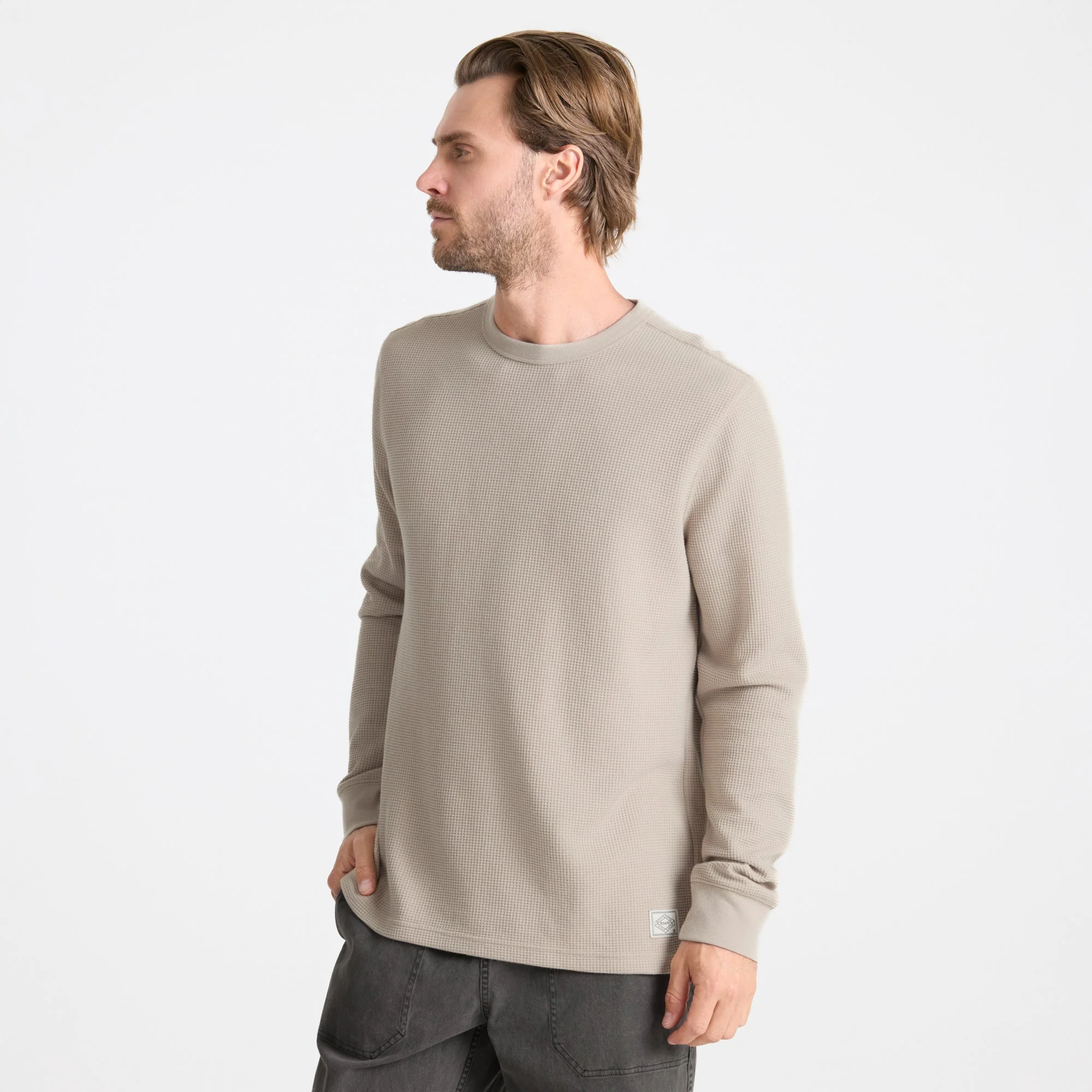 Well Worn Long Sleeve Thermal - Fossil - Image 3