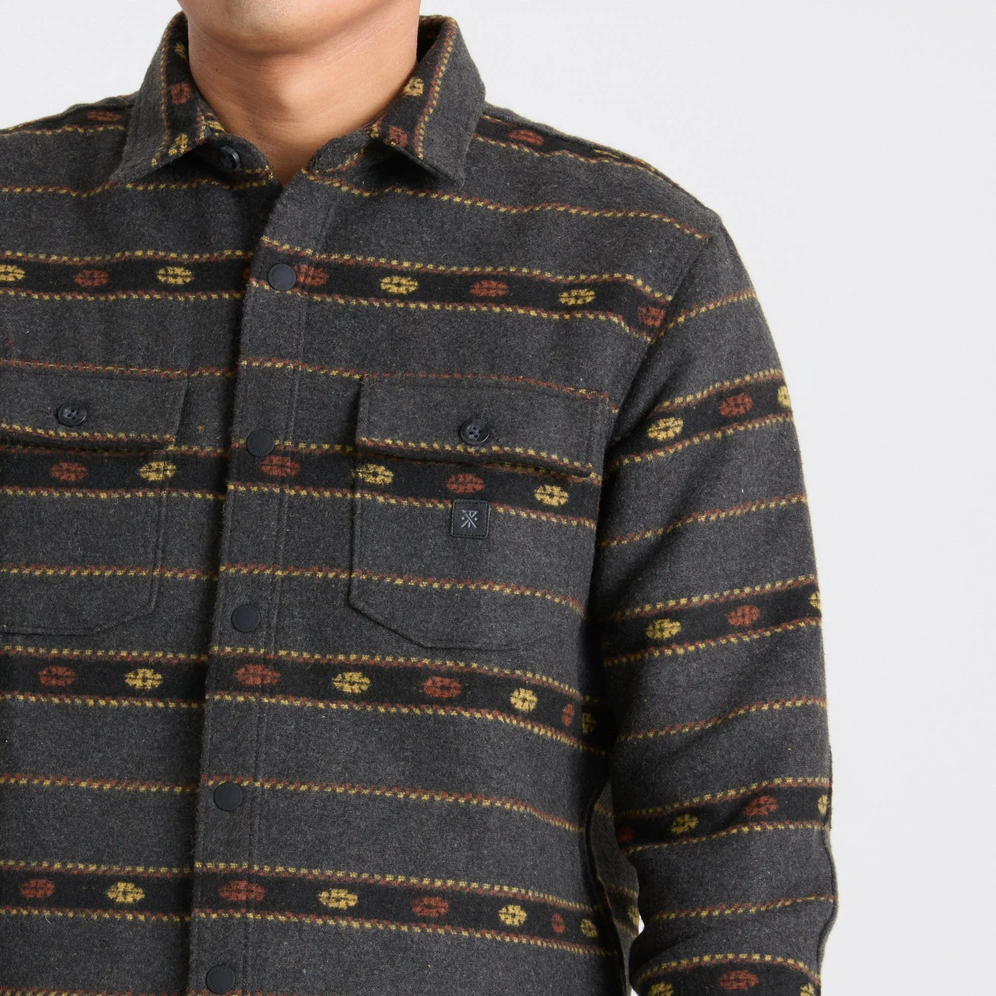 Nordsman Long Sleeve Flannel - Onyx - Image 3