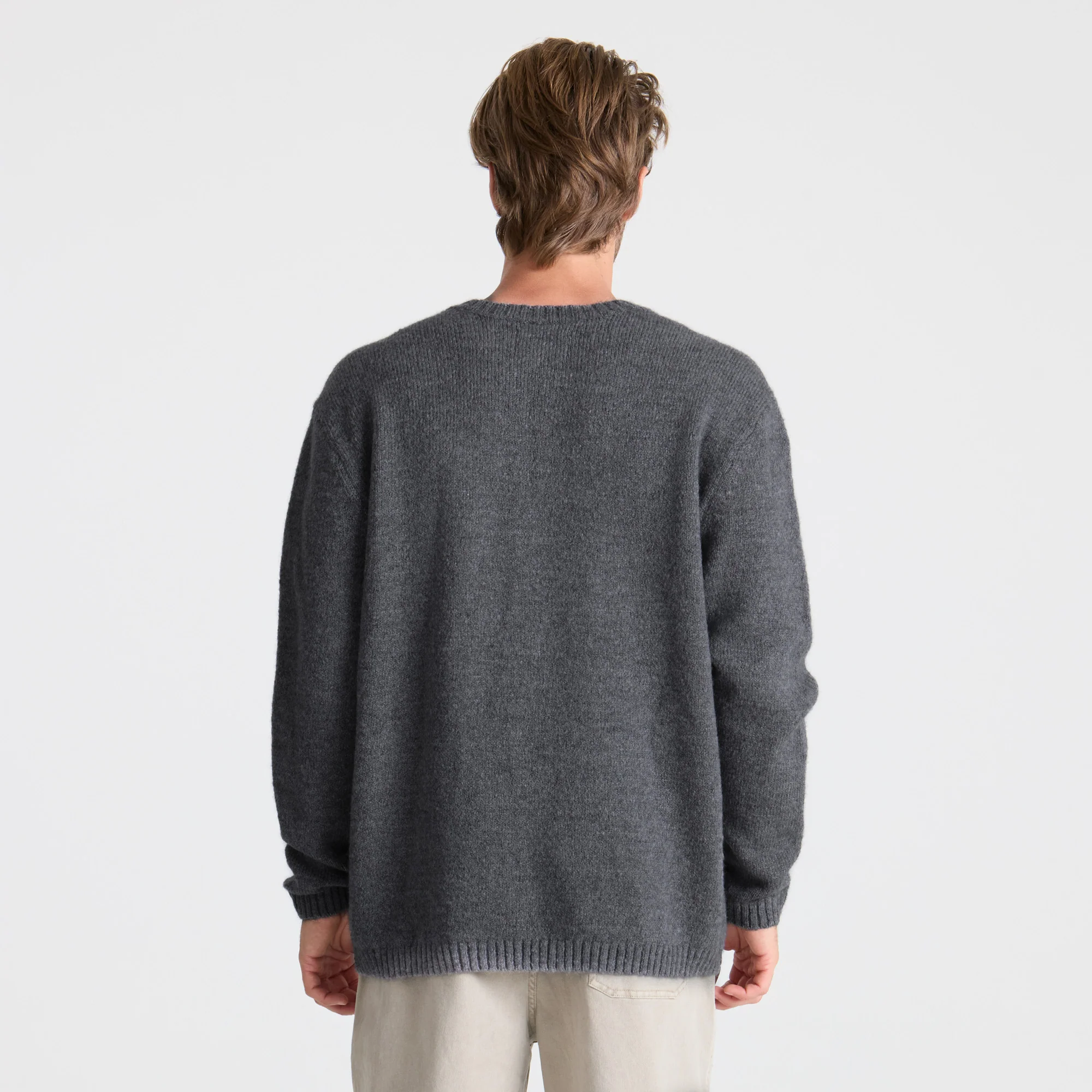 Nordsman Wool Sweater - Charcoal - Image 5